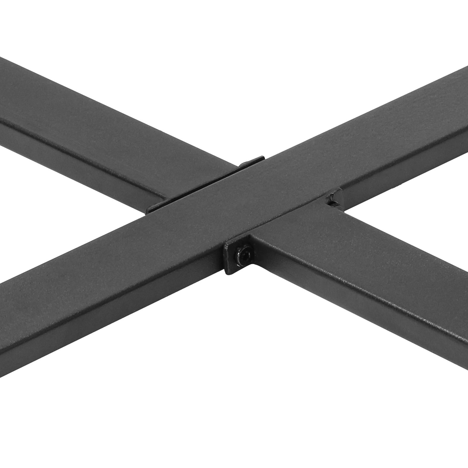 Livsip 90cm Outdoor Dining Sintered Stone Table Patio Furniture Bistro Set Black - Sunyee