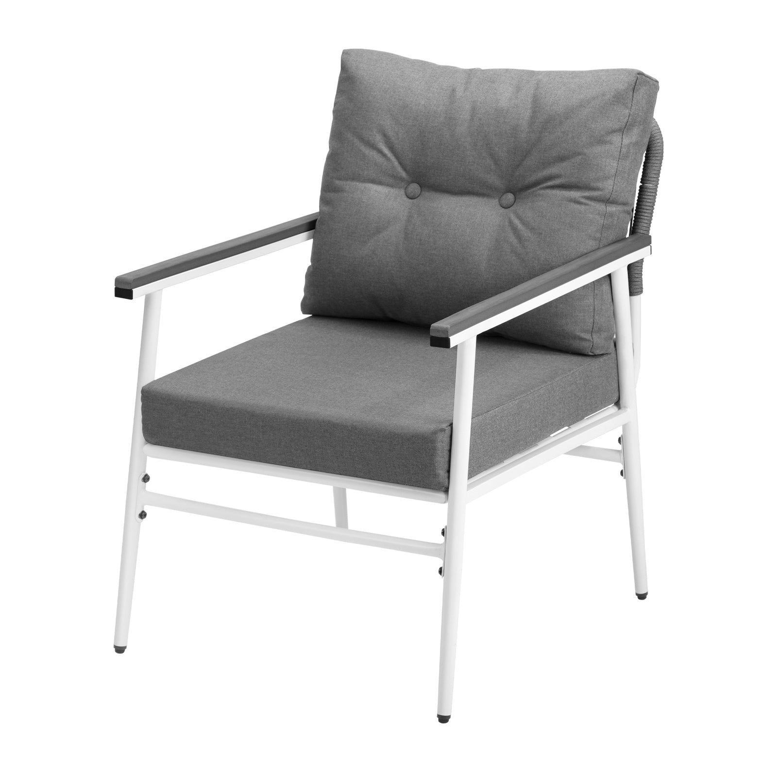 Livsip Outdoor Patio Setting 3PCS Furniture Dining Set Table with Storage Shelf - Sunyee