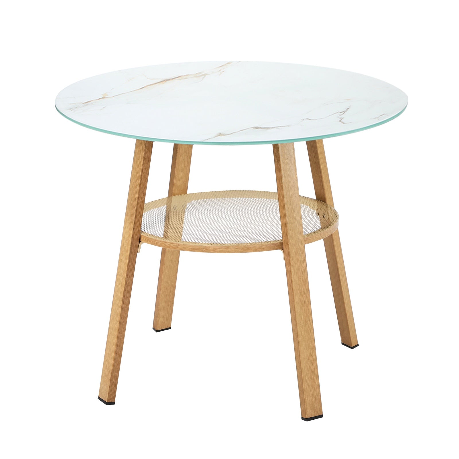 Livsip Outdoor Patio Setting 3PCS Furniture Dining Set Table with Storage Shelf - Sunyee