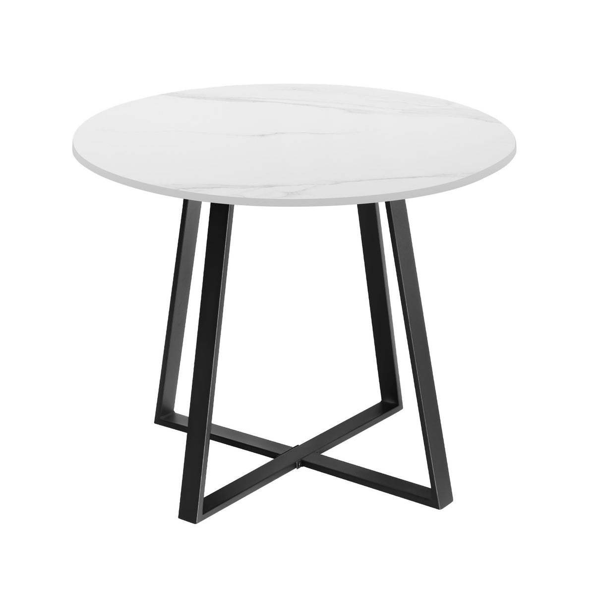 Livsip Outdoor Dining Set Patio Furniture 4 Seater Marble Table