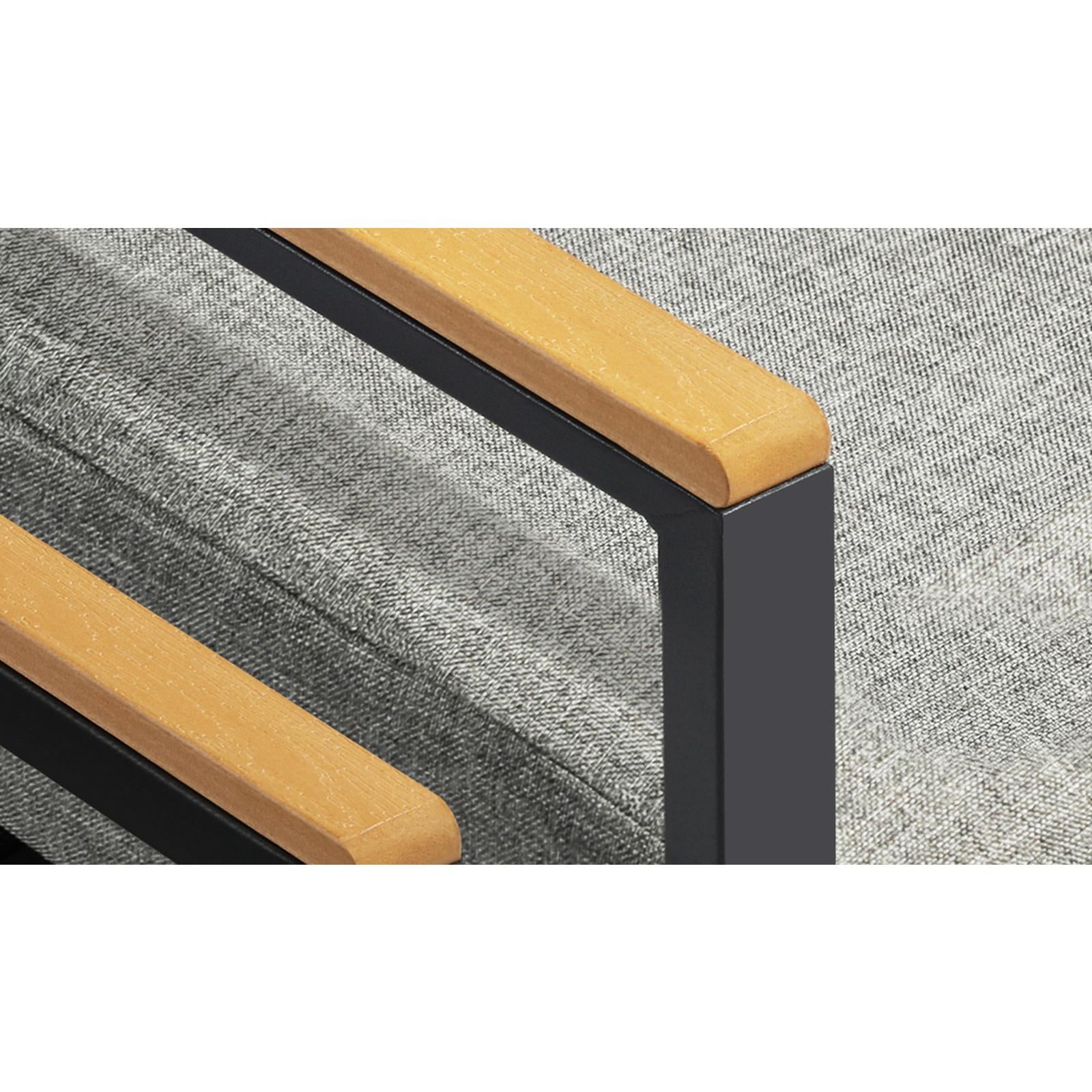 Livsip 3PCS Outdoor Dining Setting Table Sofa Chairs Patio Furniture Bistro Set - Sunyee