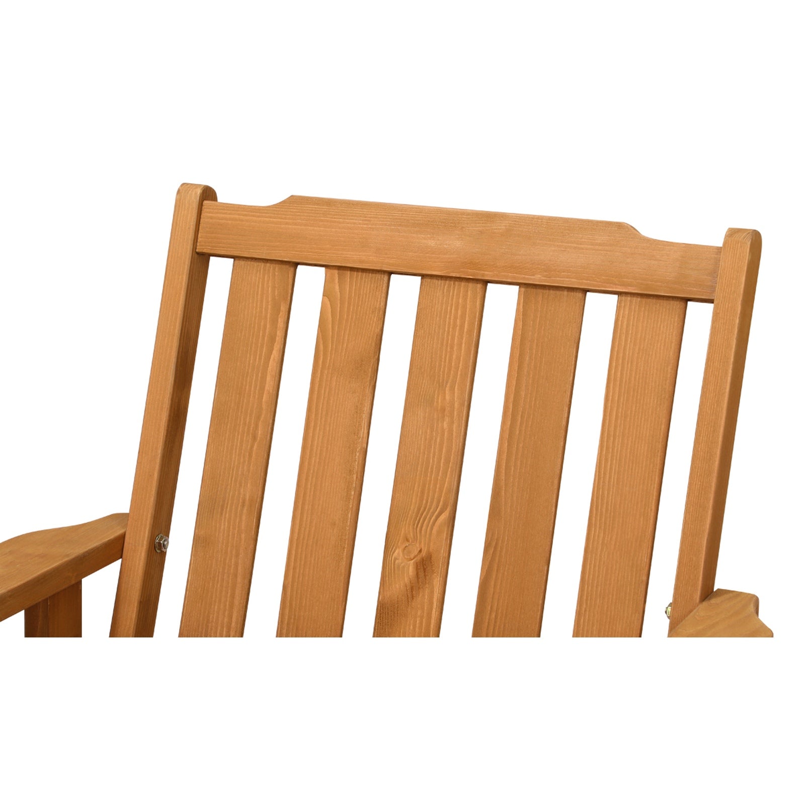 Livsip Outdoor Patio Set Solid Wood Chair and Table 3PC Furniture Dining Setting - Sunyee