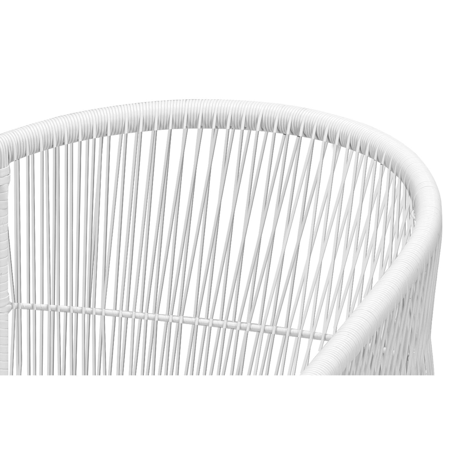 Livsip 3 Piece Outdoor Dining Setting Table Lounge Chairs Patio Furniture Set - Sunyee