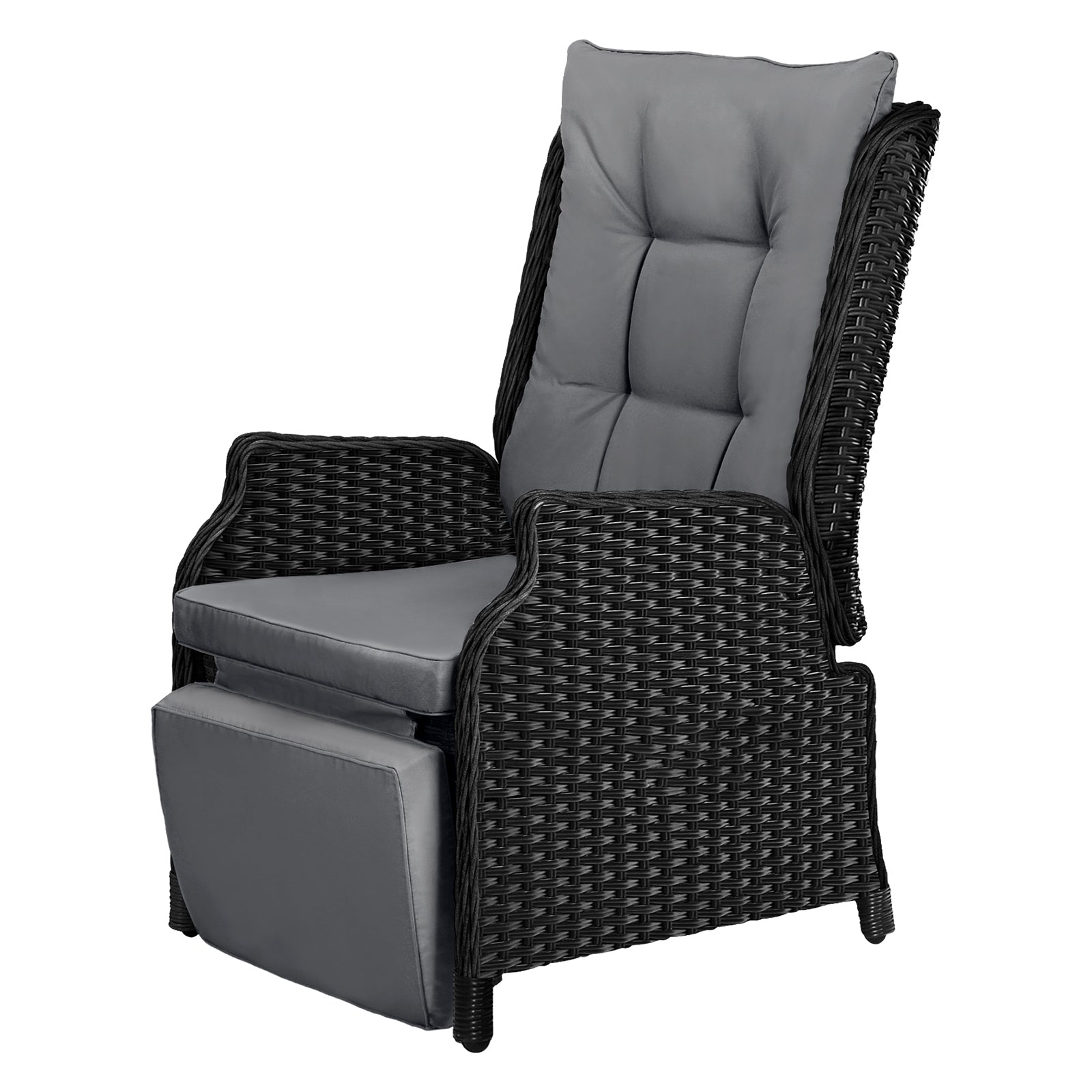 Livsip Outdoor Sun Lounge Garden Chairs Beach Chair Recliner Patio Furniture - Sunyee