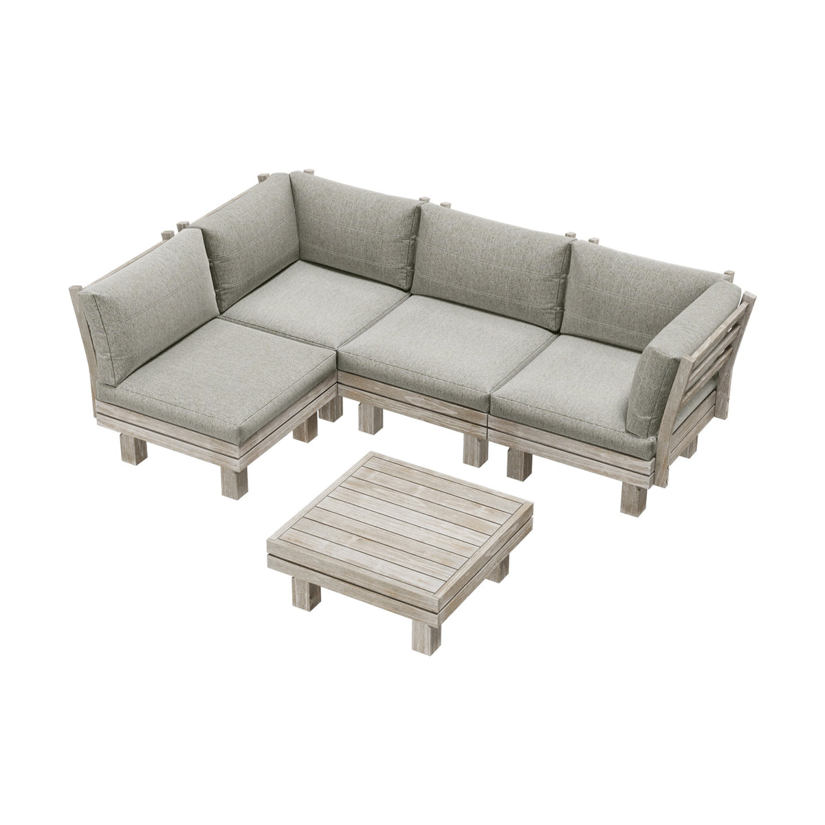 Livsip 4 Seater Outdoor Furniture Sofa Set Lounge Setting Garden Patio Furniture