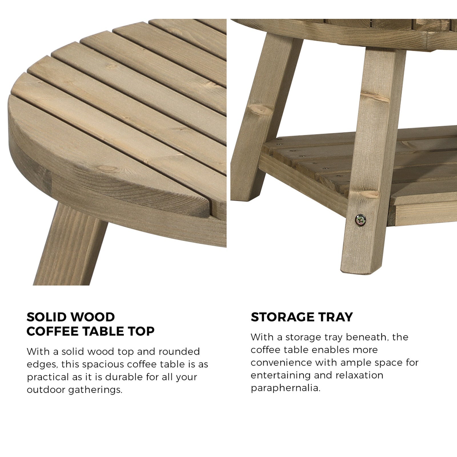 Livsip 5 Piece Outdoor Furniture Setting Garden Lounge Sofa Table Chairs Patio - Sunyee