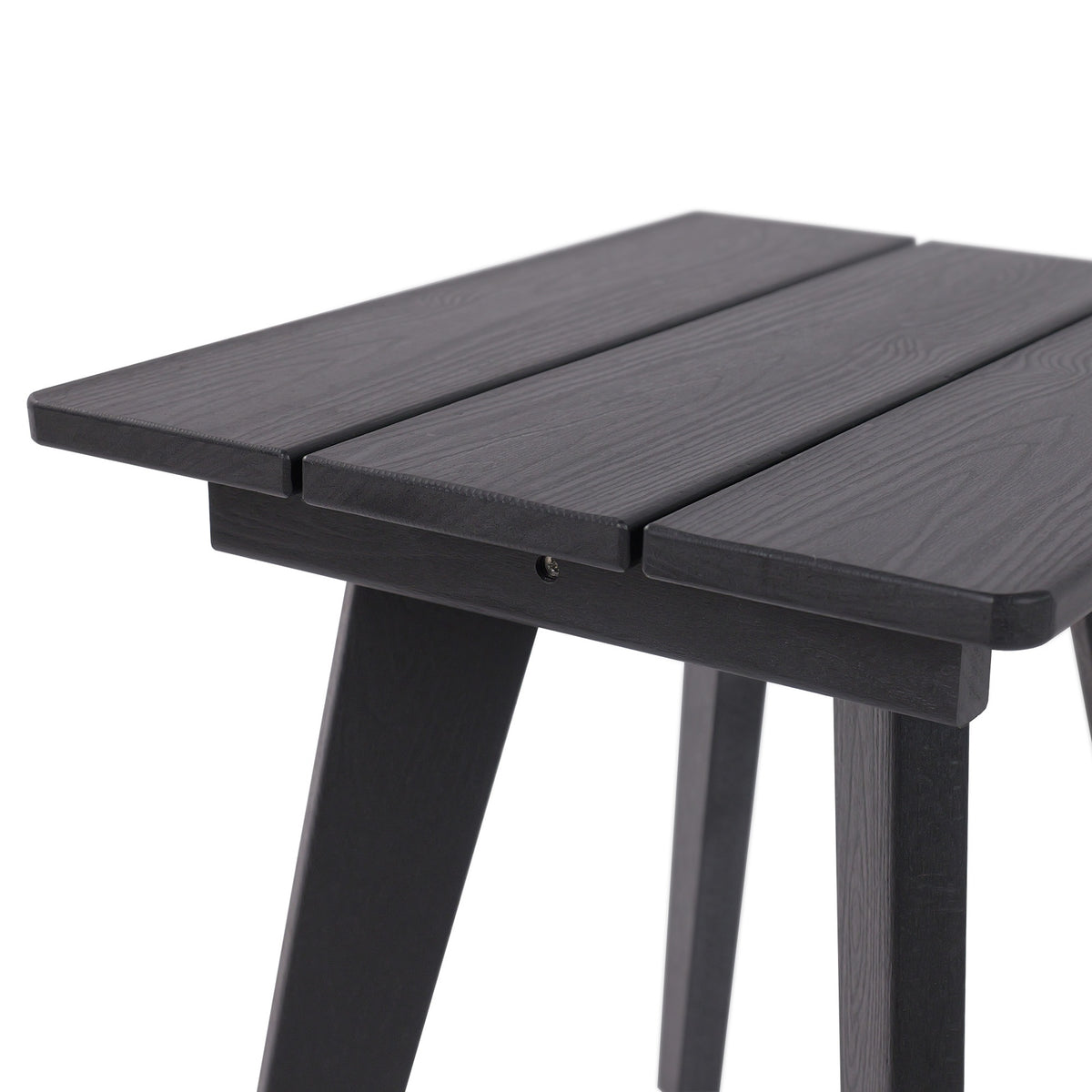 Livsip HDPE Outdoor Side Table Coffee Table Desk Patio Furniture Camping Black