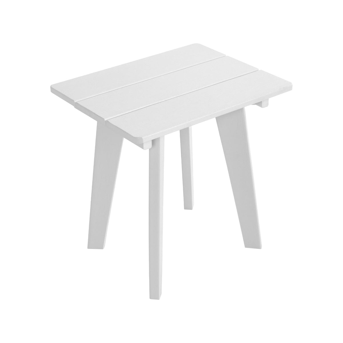 Livsip HDPE Outdoor Side Table Coffee Table Desk Patio Furniture Camping White
