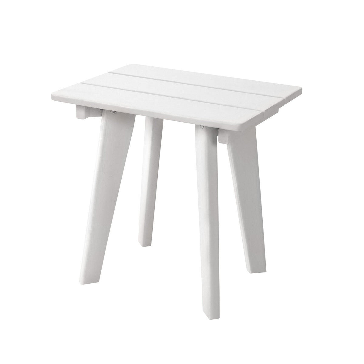 Livsip HDPE Outdoor Side Table Coffee Table Desk Patio Furniture Camping White