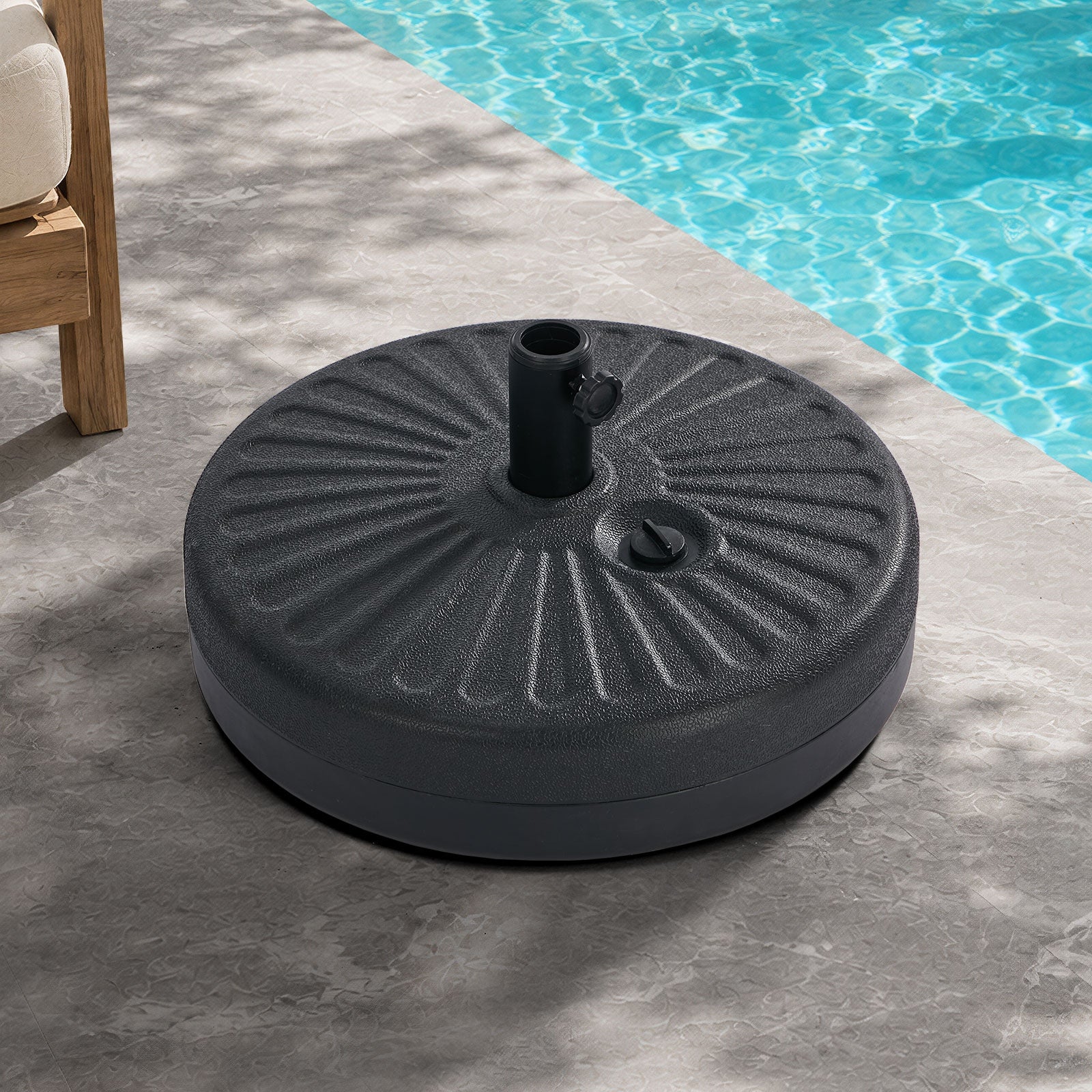 Livsip Outdoor Umbrella Base Garden Patio Water Pod 22KG Weight Capacities