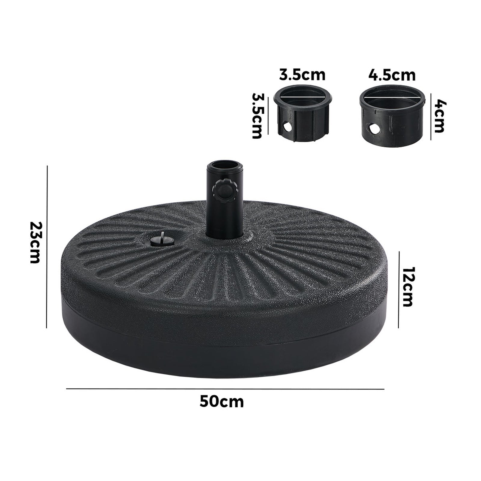 Livsip Outdoor Umbrella Base Garden Patio Water Pod 22KG Weight Capacities