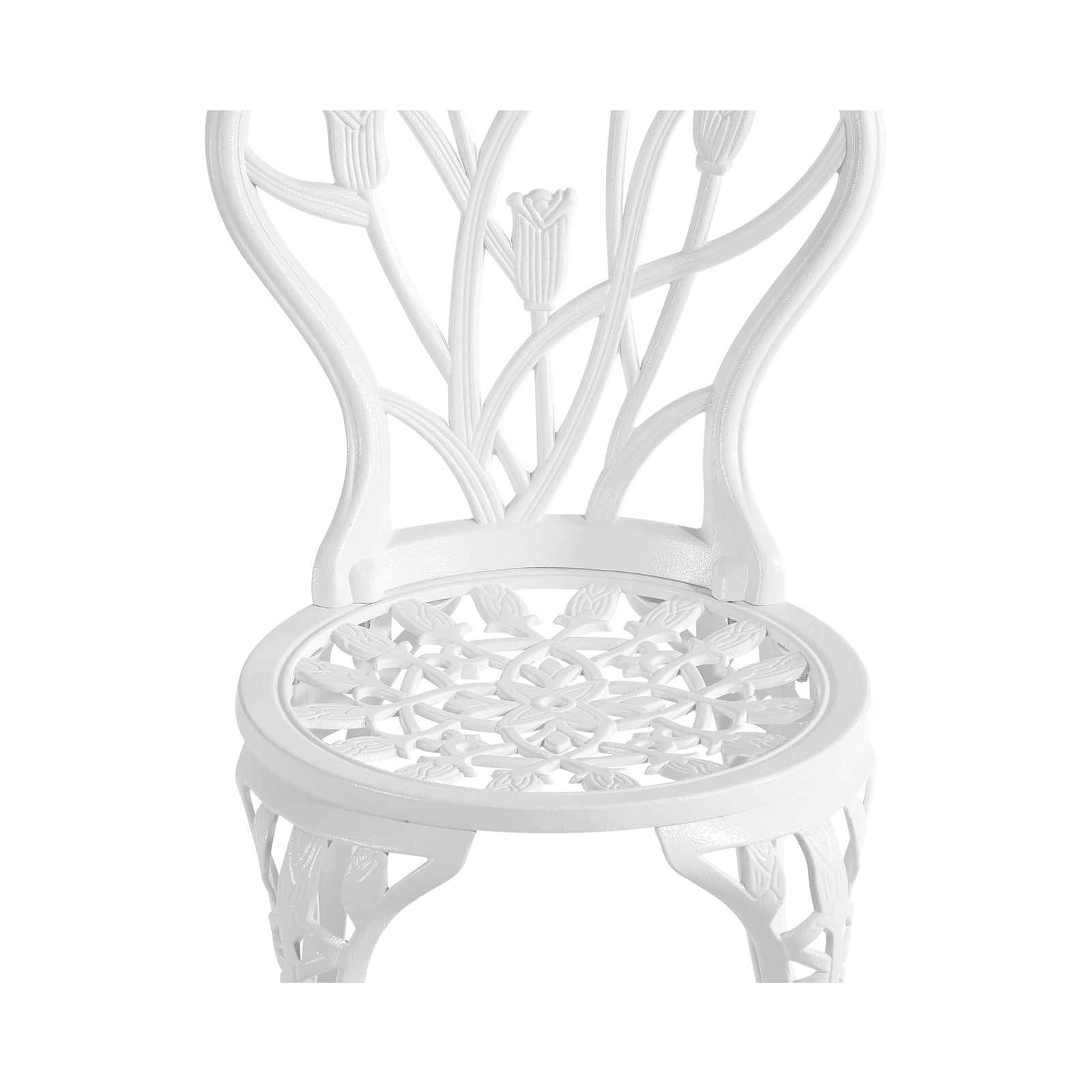 Livsip 3 Piece Outdoor Furniture Setting Chairs Table Bistro Patio Dining Set - Sunyee