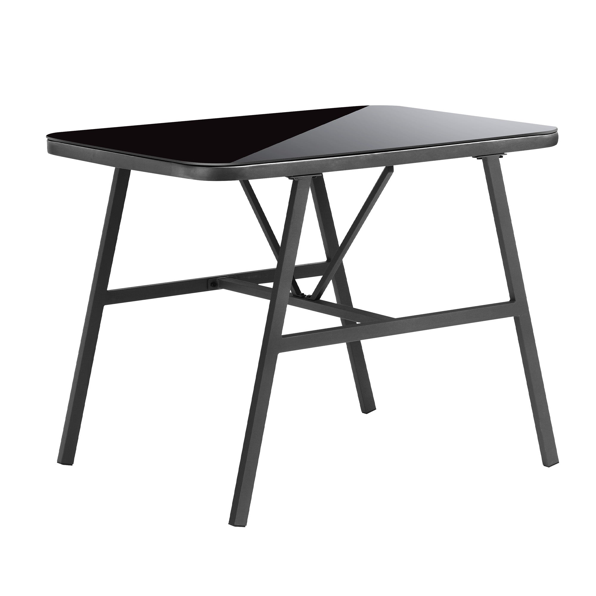 Livsip Outdoor Dining Setting 3 Piece Lounge Patio Furniture Table Chairs Set - Sunyee