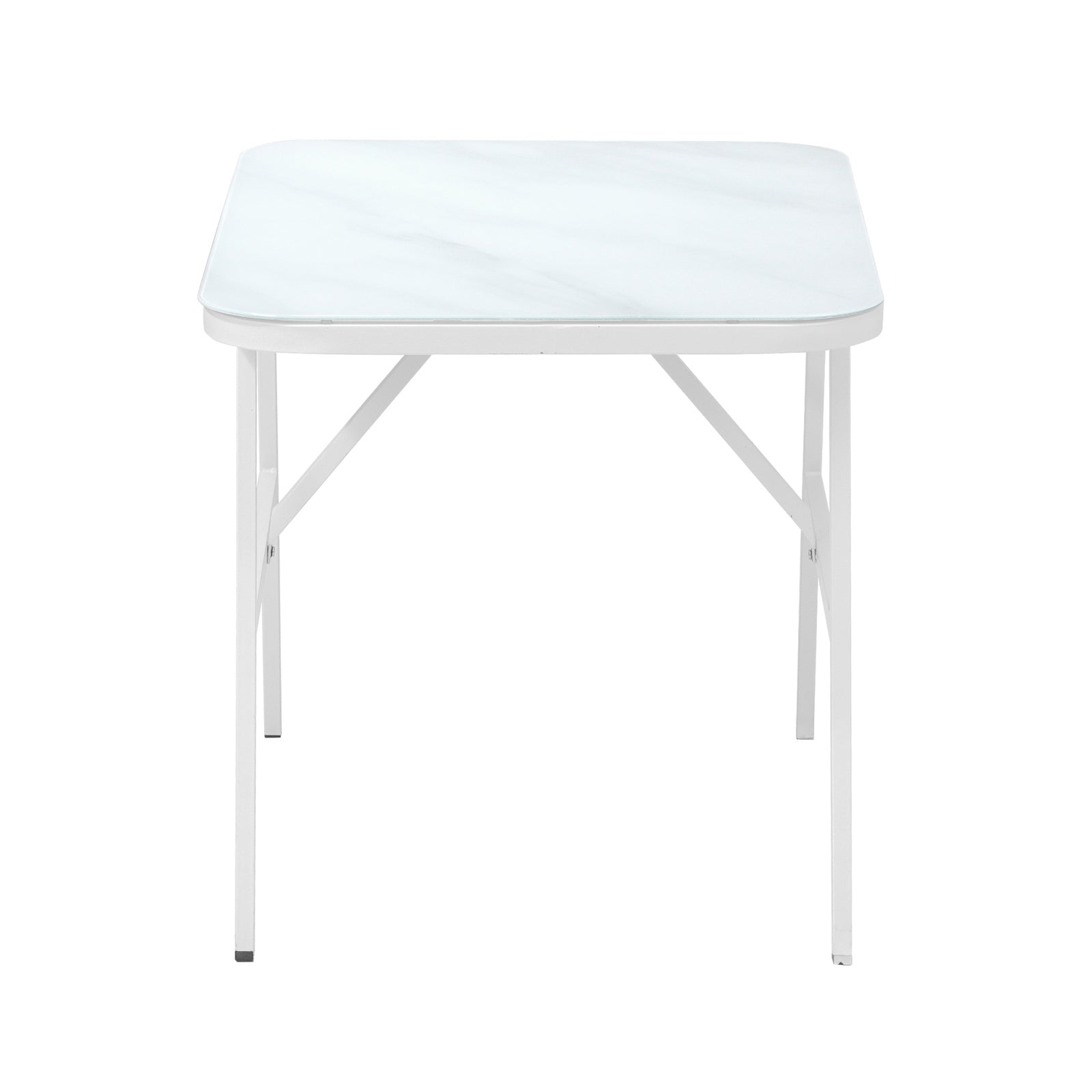 Livsip Outdoor Dining Table Furniture Patio Garden Indoor White Marble-style - Sunyee