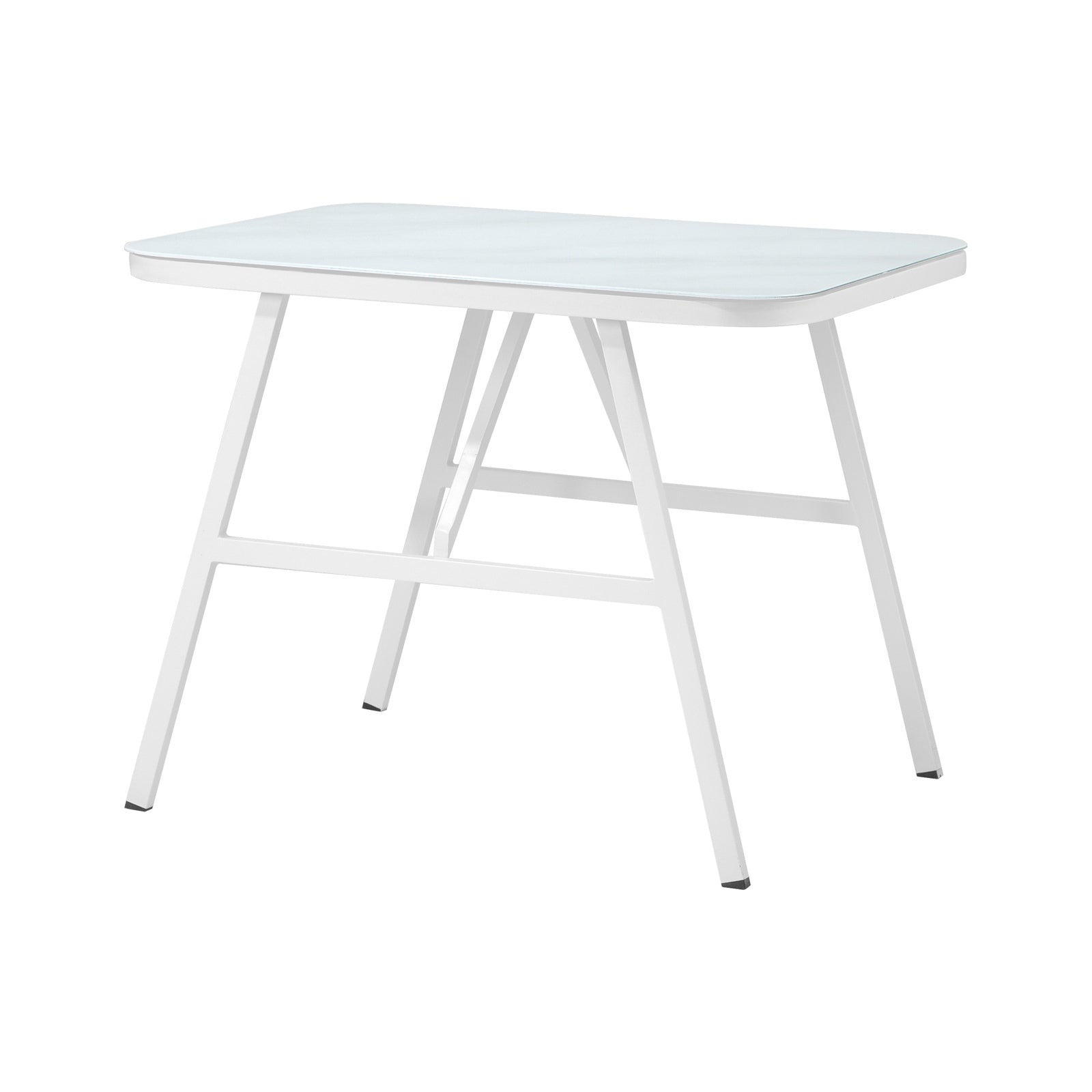Livsip Outdoor Dining Table Furniture Patio Garden Indoor White Marble-style - Sunyee