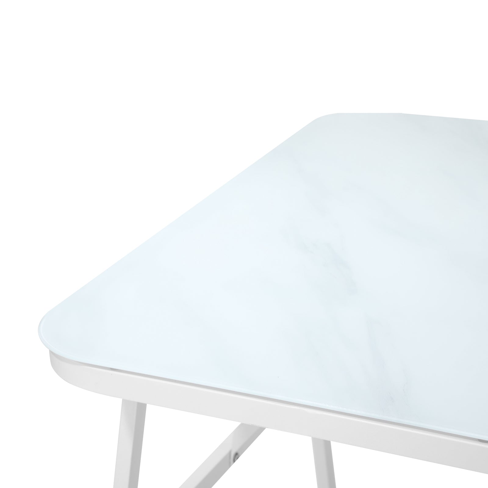 Livsip Outdoor Dining Set Patio Furniture Setting Garden Marble-style Table 3PCS - Sunyee