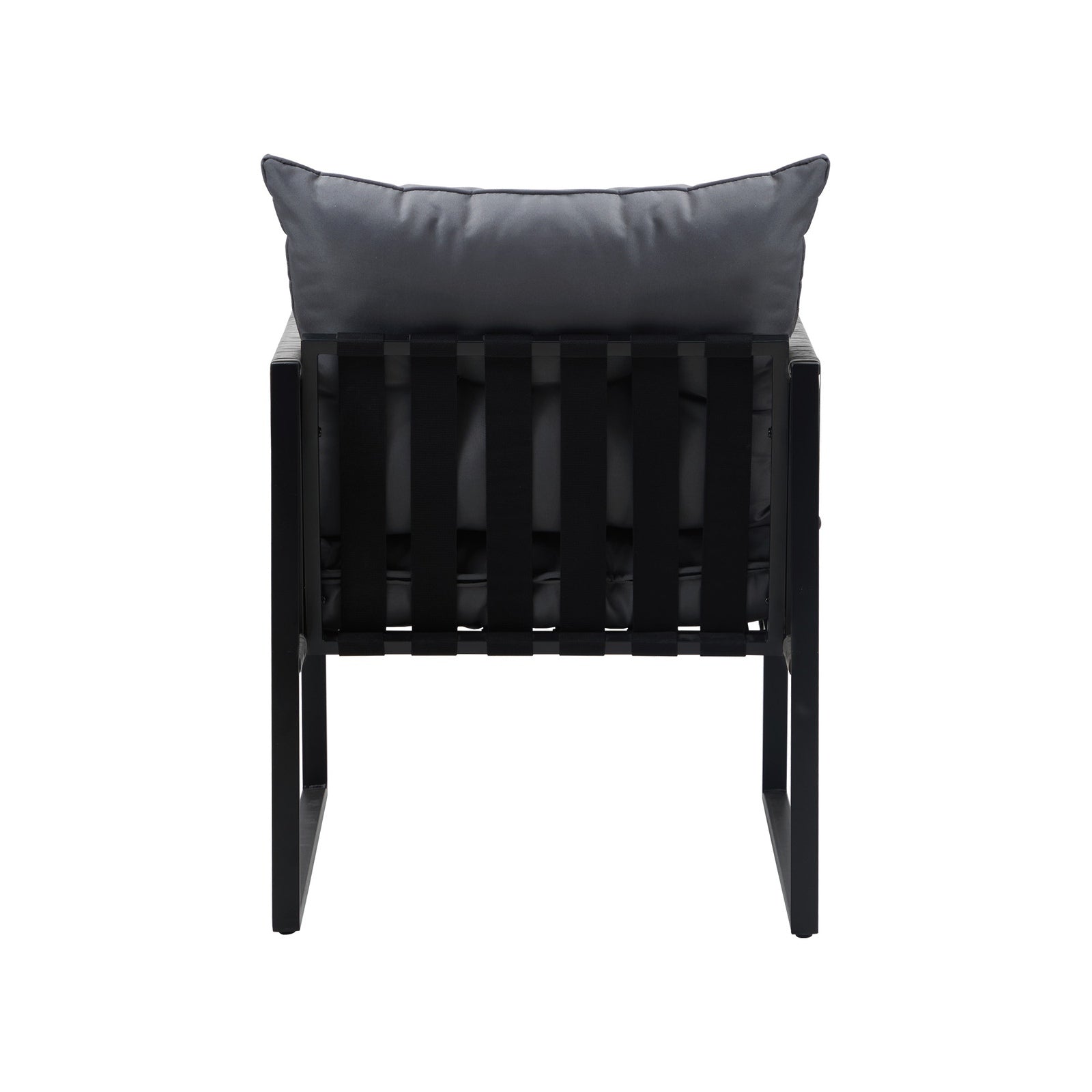Livsip 2PCS Outdoor Furniture Patio Chairs Garden Lounge Sofa Set PE Wicker Grey - Sunyee