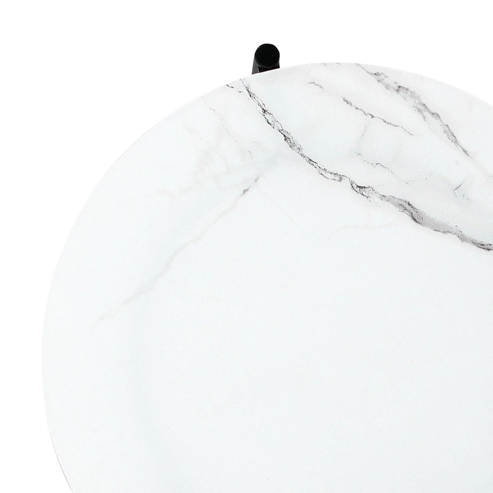 Livsip Coffee Side Marble Table Outdoor Patio Furniture Garden 50cm Round Desk - Sunyee