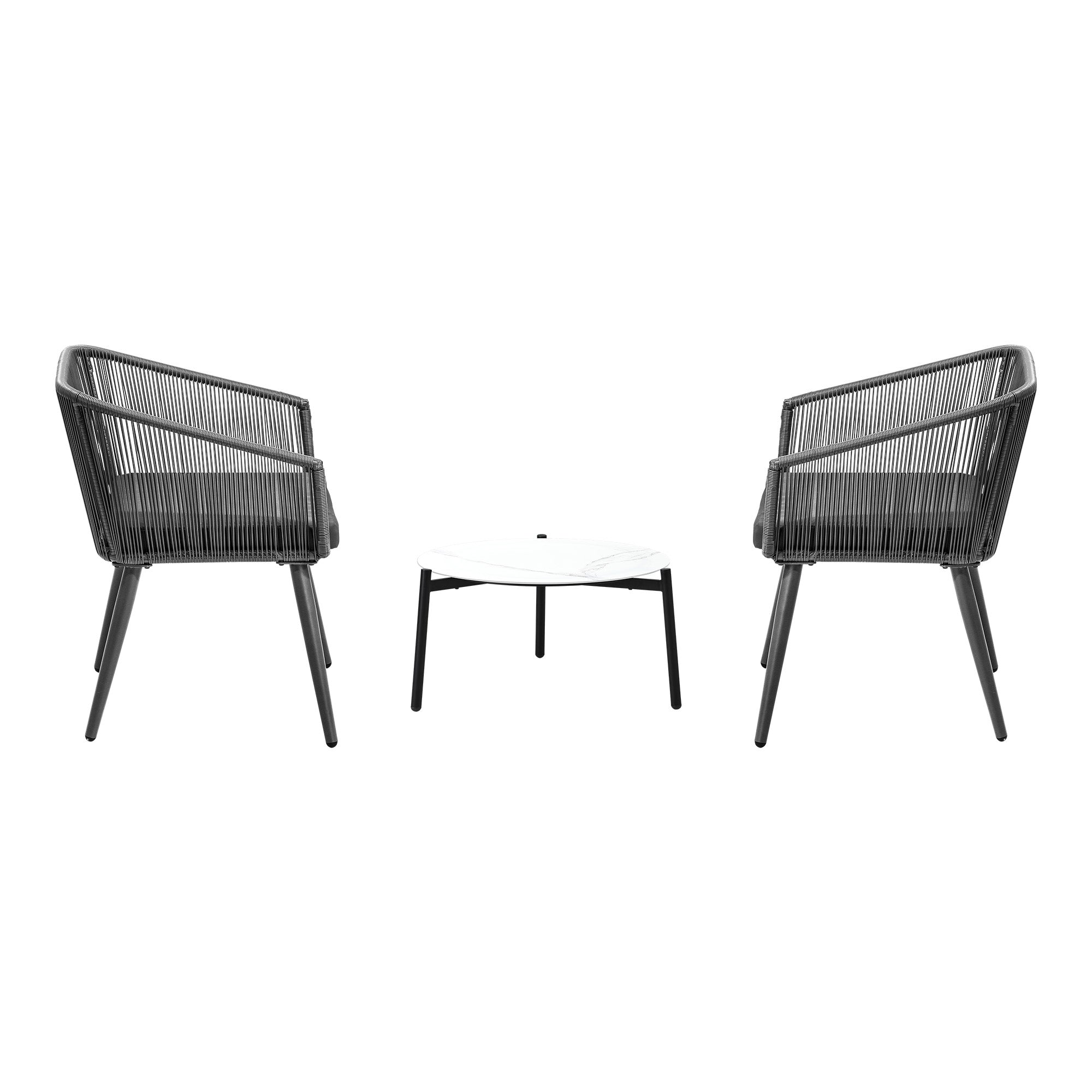 Livsip Outdoor Lounge Setting Furniture 3 Piece Patio Set - Sunyee