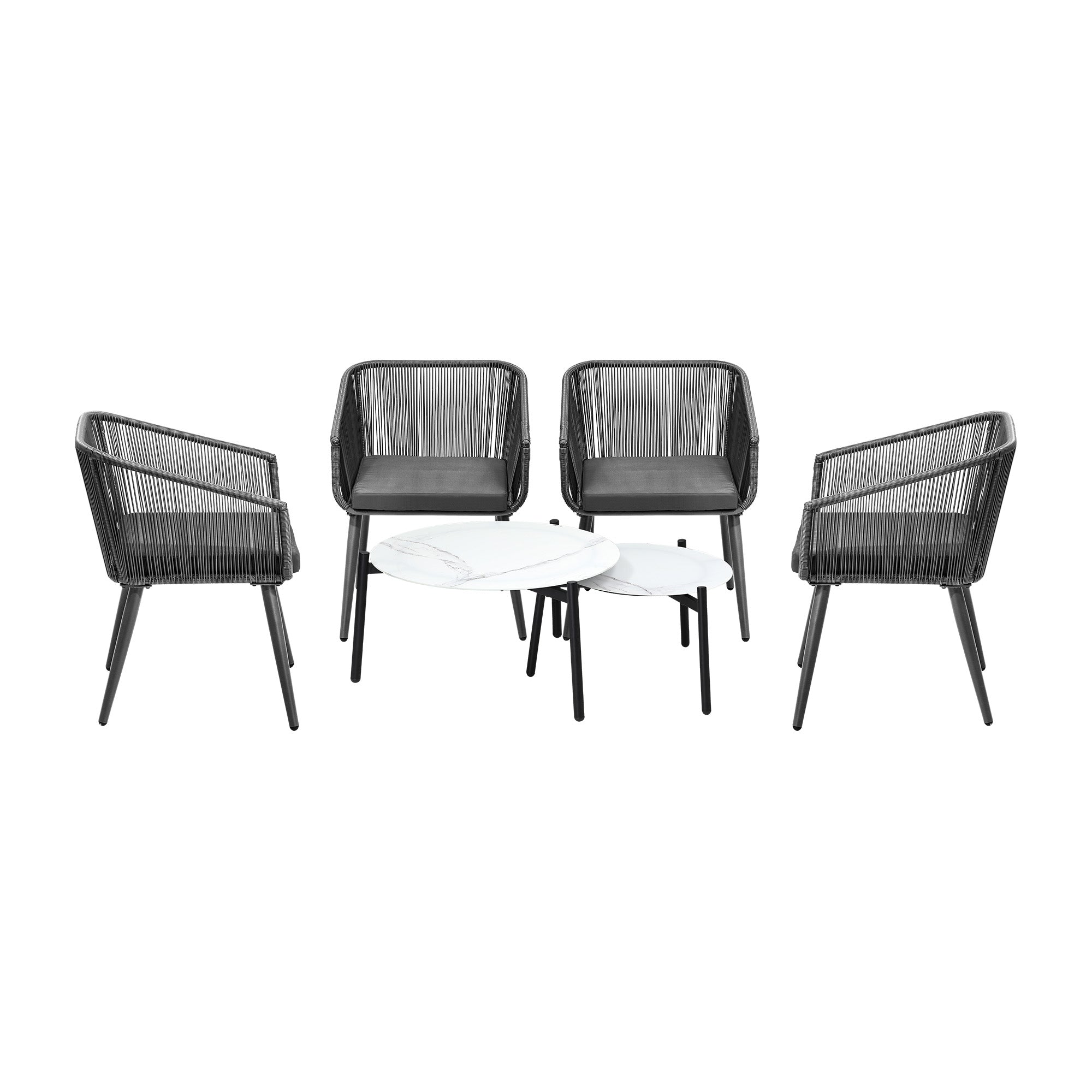 Livsip Outdoor Lounge Setting Furniture 6 Piece Patio Set - Sunyee