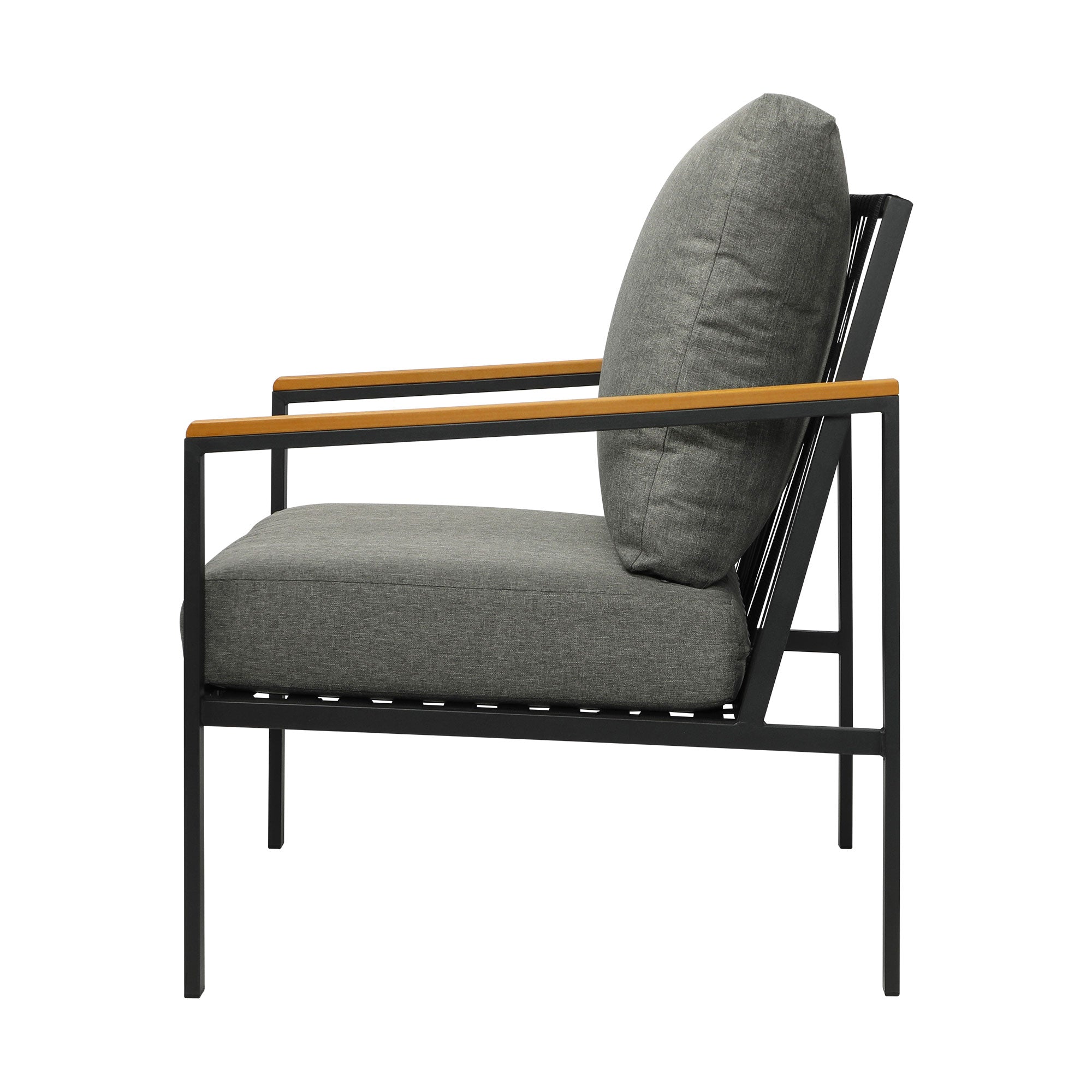 Livsip Outdoor Lounge Dining Chairs Patio Furniture Lounge Setting Set of 2 - Sunyee