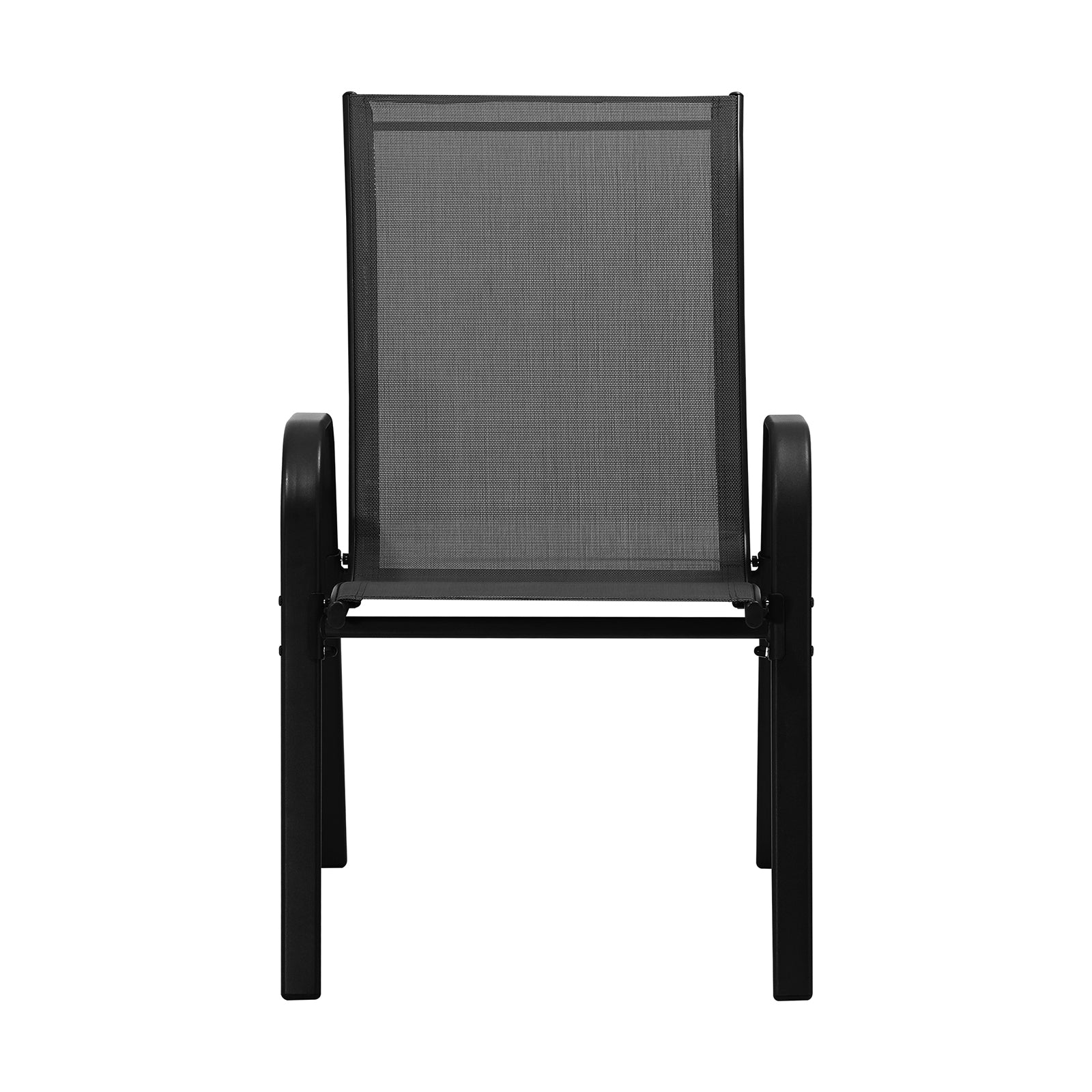 Livsip Set of 2 Outdoor Stackable Chairs Patio Furniture Lounge Chair Bistro Set - Sunyee