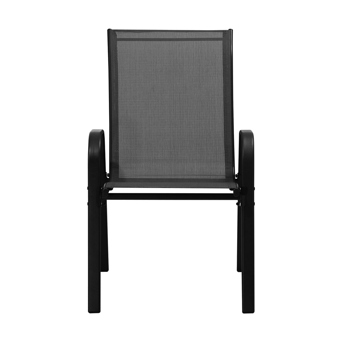 Livsip 6Piece Outdoor Stackable Chairs Patio Furniture Lounge Chair B