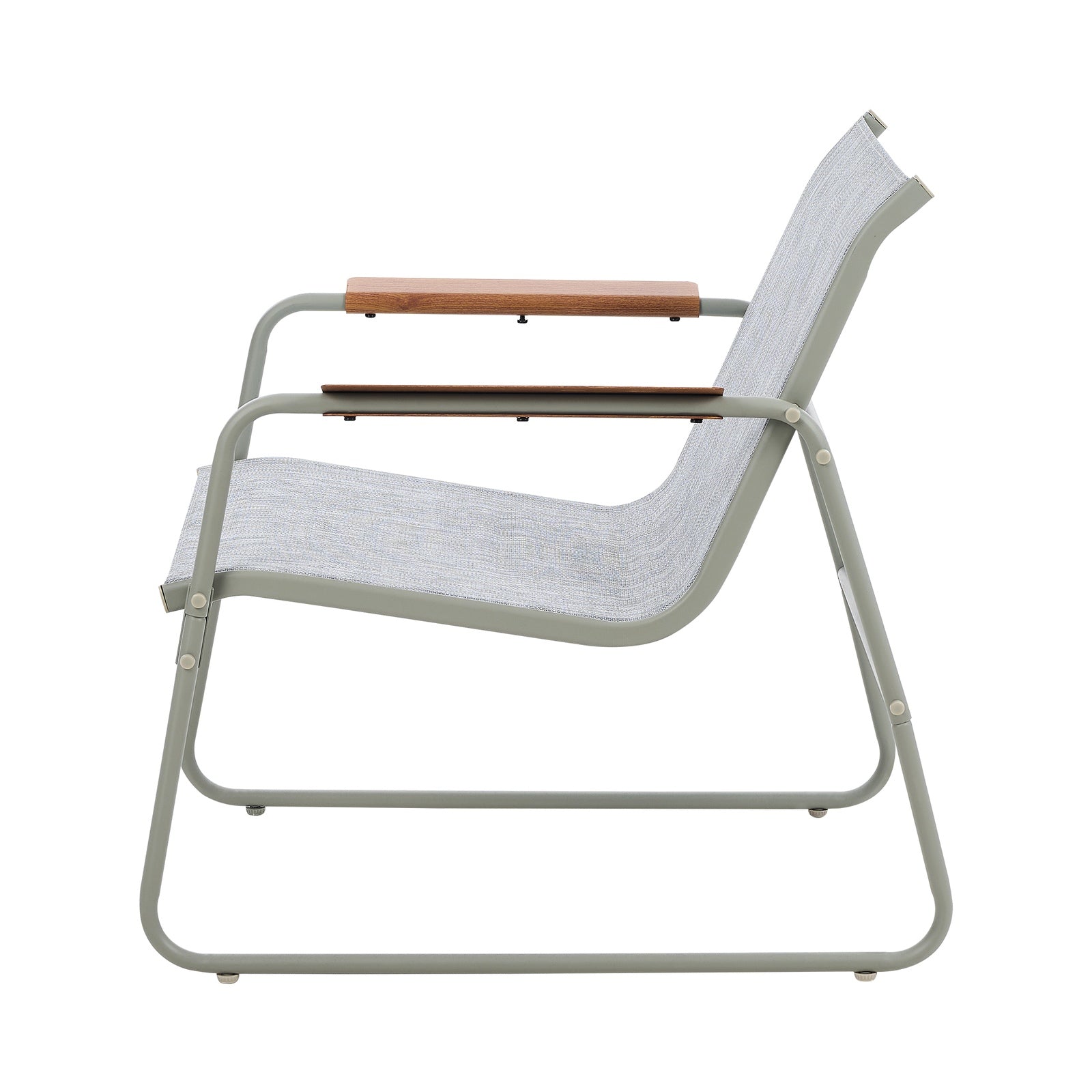 Livsip 4PCS Outdoor Armchair Patio Chairs Textilene Garden Furniture - Sunyee