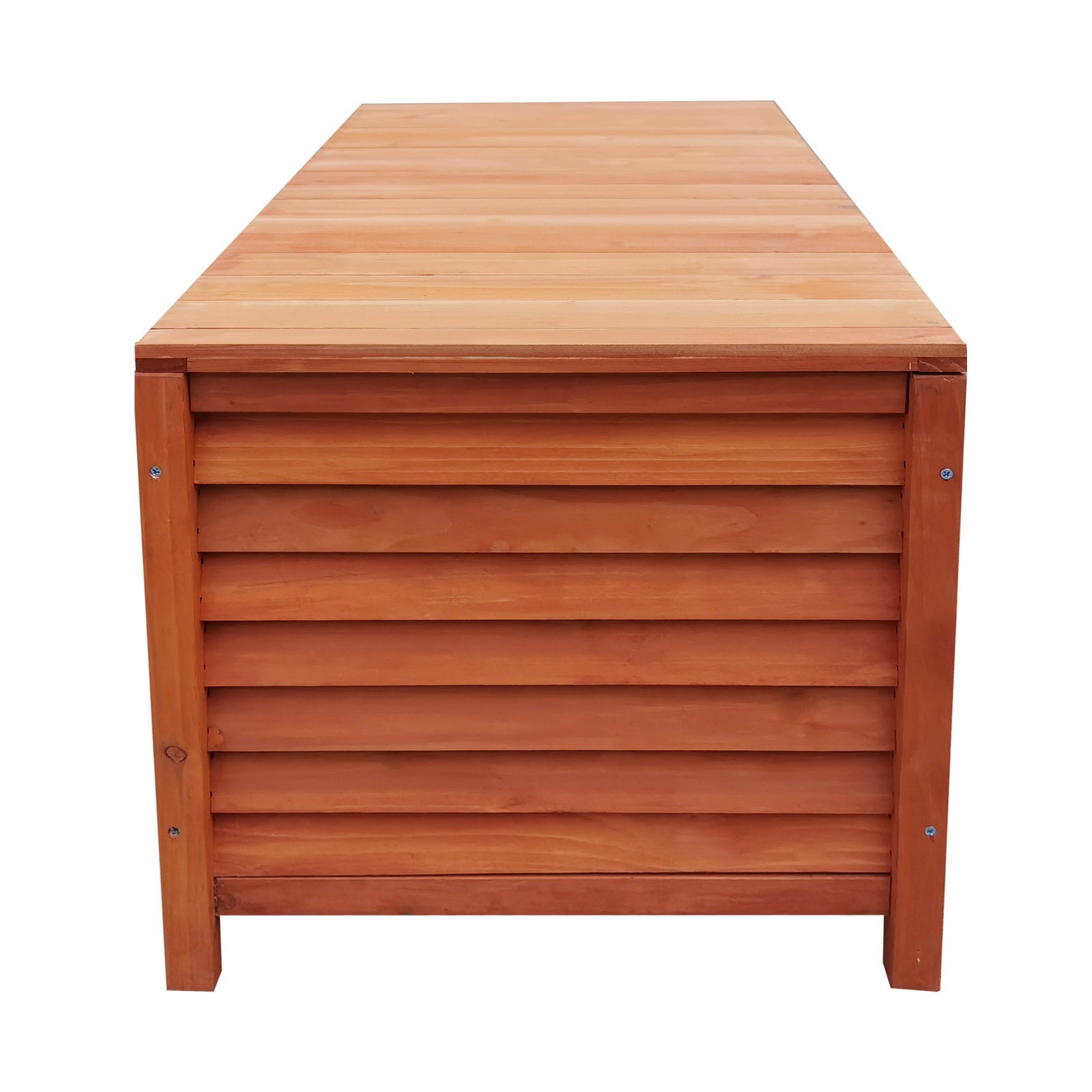 Livsip Outdoor Storage Bench Box Garden Wooden Chest Toy Tool Sheds Furniture - Sunyee