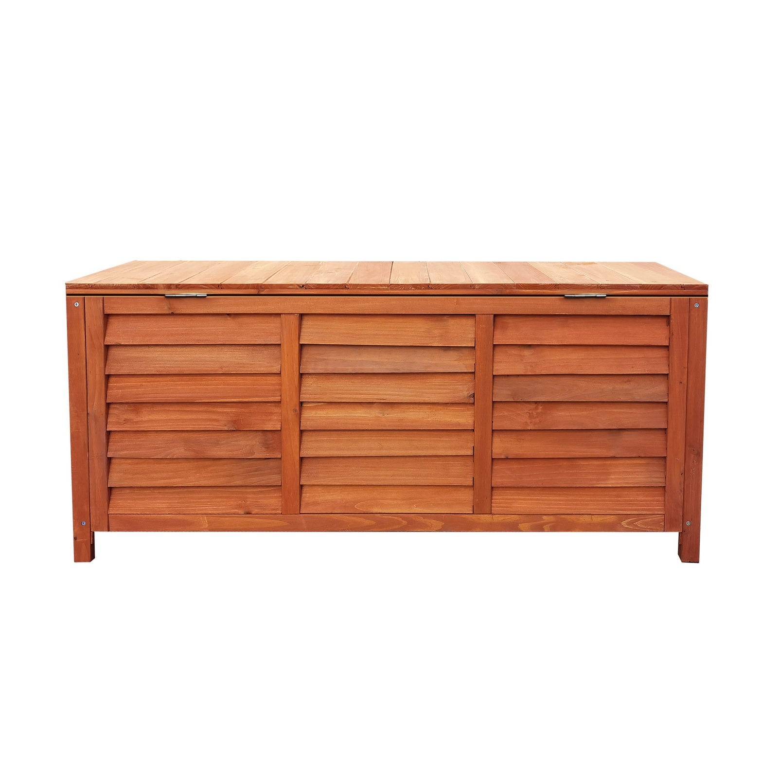 Livsip Outdoor Storage Bench Box Garden Wooden Chest Toy Tool Sheds Furniture - Sunyee