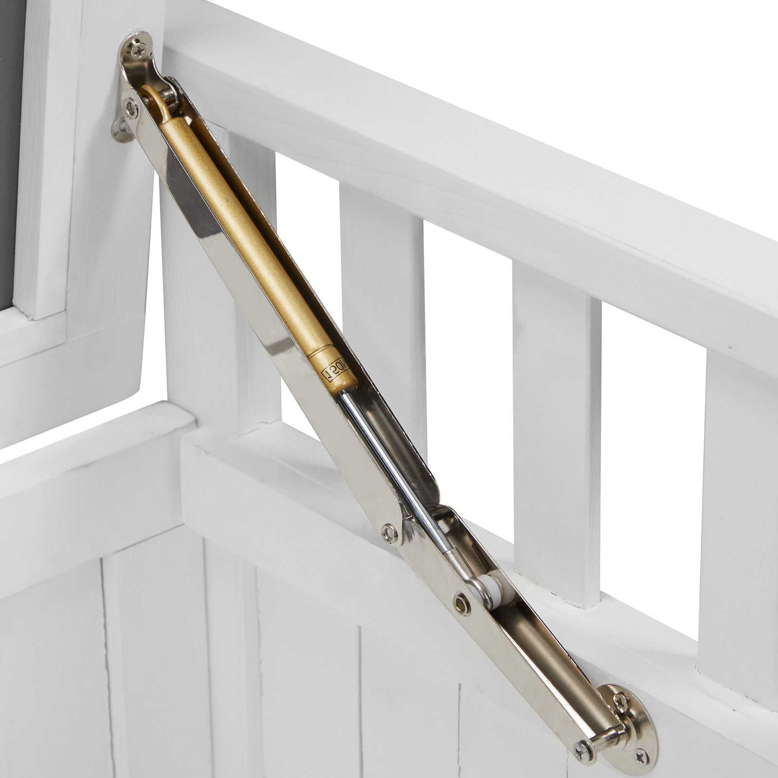 Livsip Outdoor Storage Box Garden Bench Wooden Container Cabinet 500L White - Sunyee