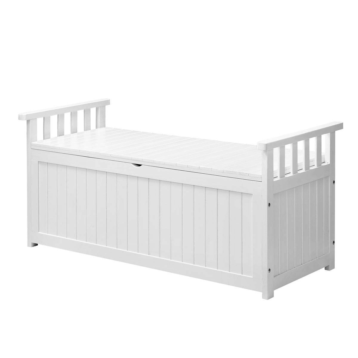 Livsip Outdoor Storage Box Garden Bench Wooden Chest Toy Tool Container Furniture