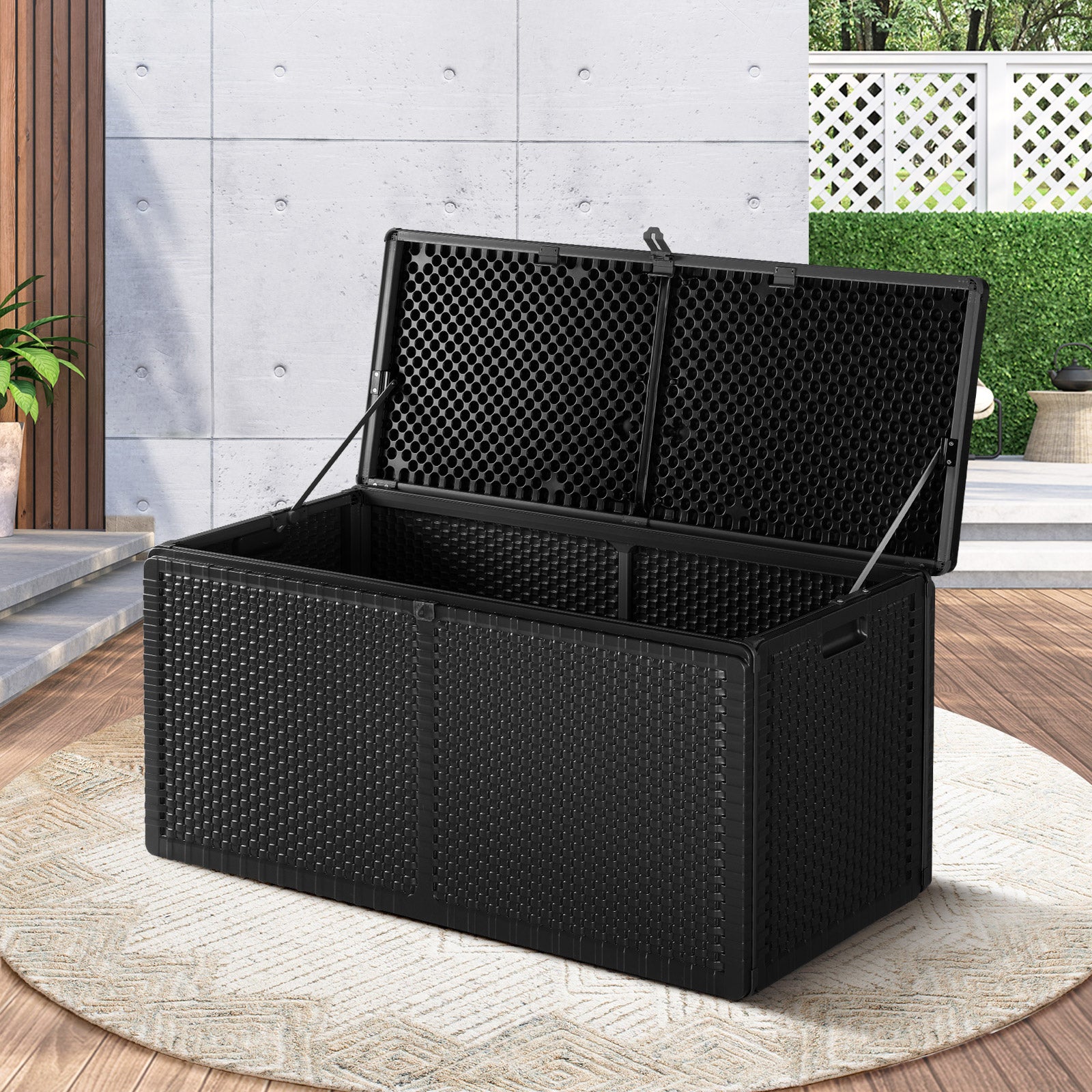 Livsip Outdoor Storage Boxes 290/310L/490L Lockable Indoor Toys Container Chest - Sunyee
