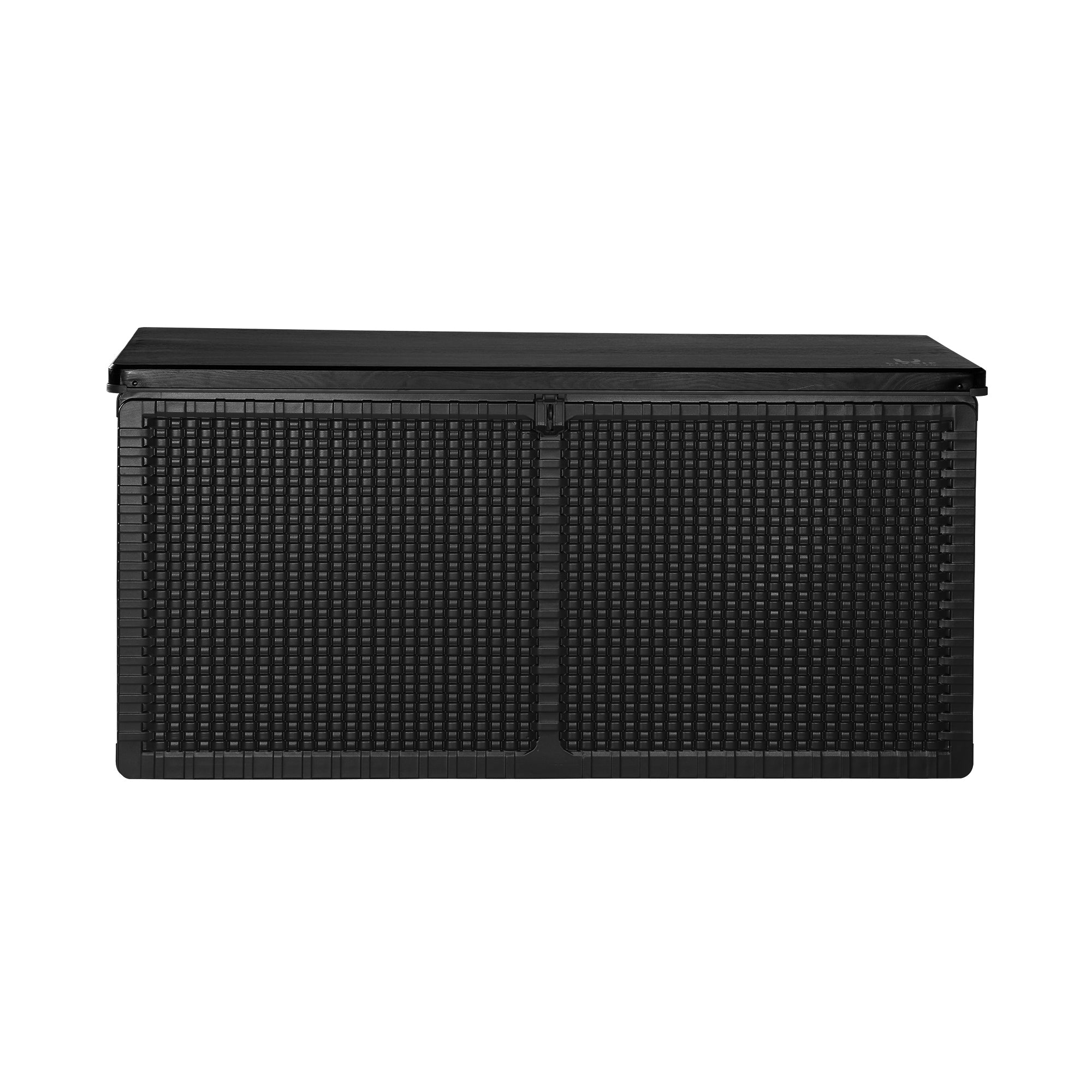 Livsip Outdoor Storage Box Bench 310L Cabinet Container Garden Deck Tool Black - Sunyee