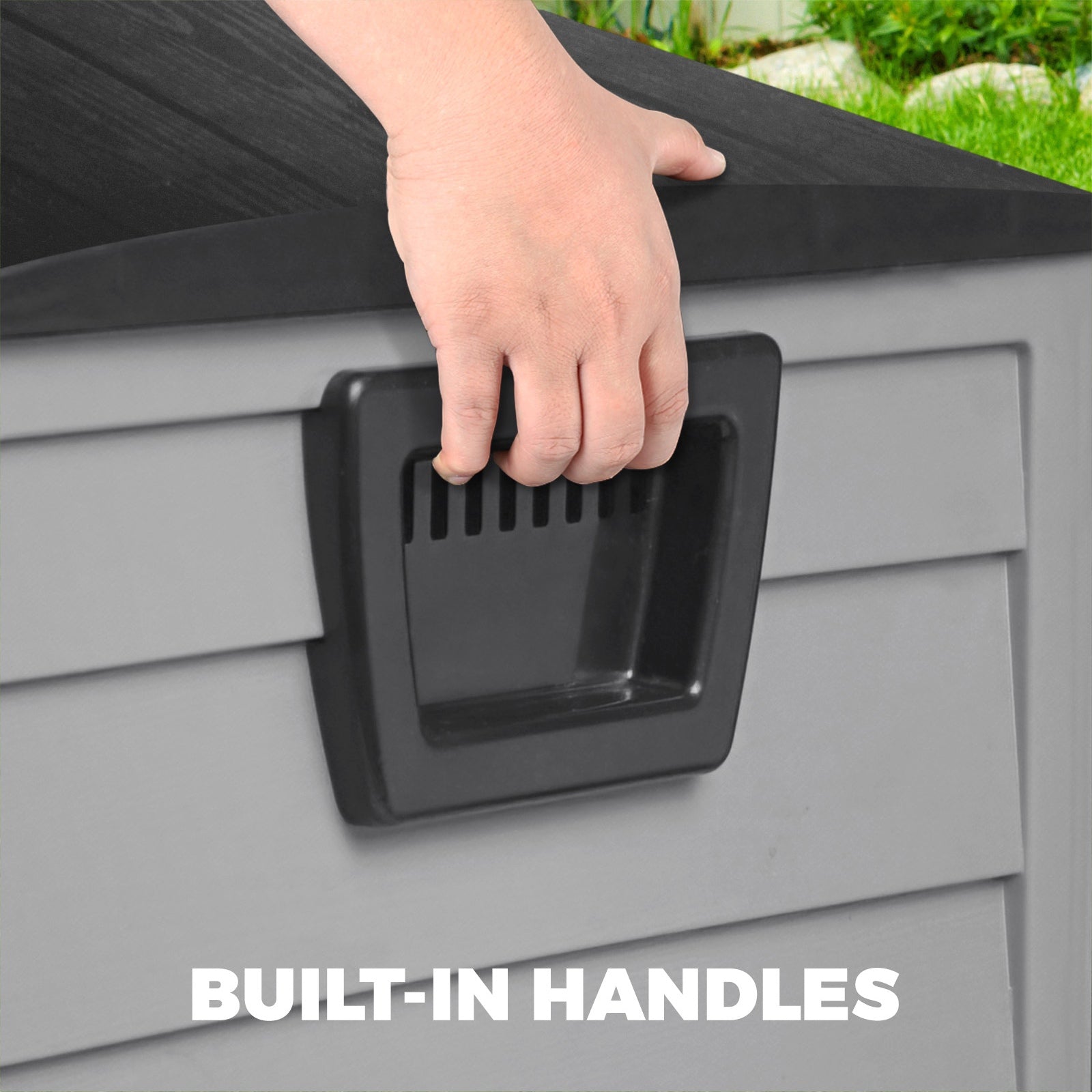 Outdoor Storage Box Container Indoor Garden Toy Tool Sheds Chest 290L - Sunyee