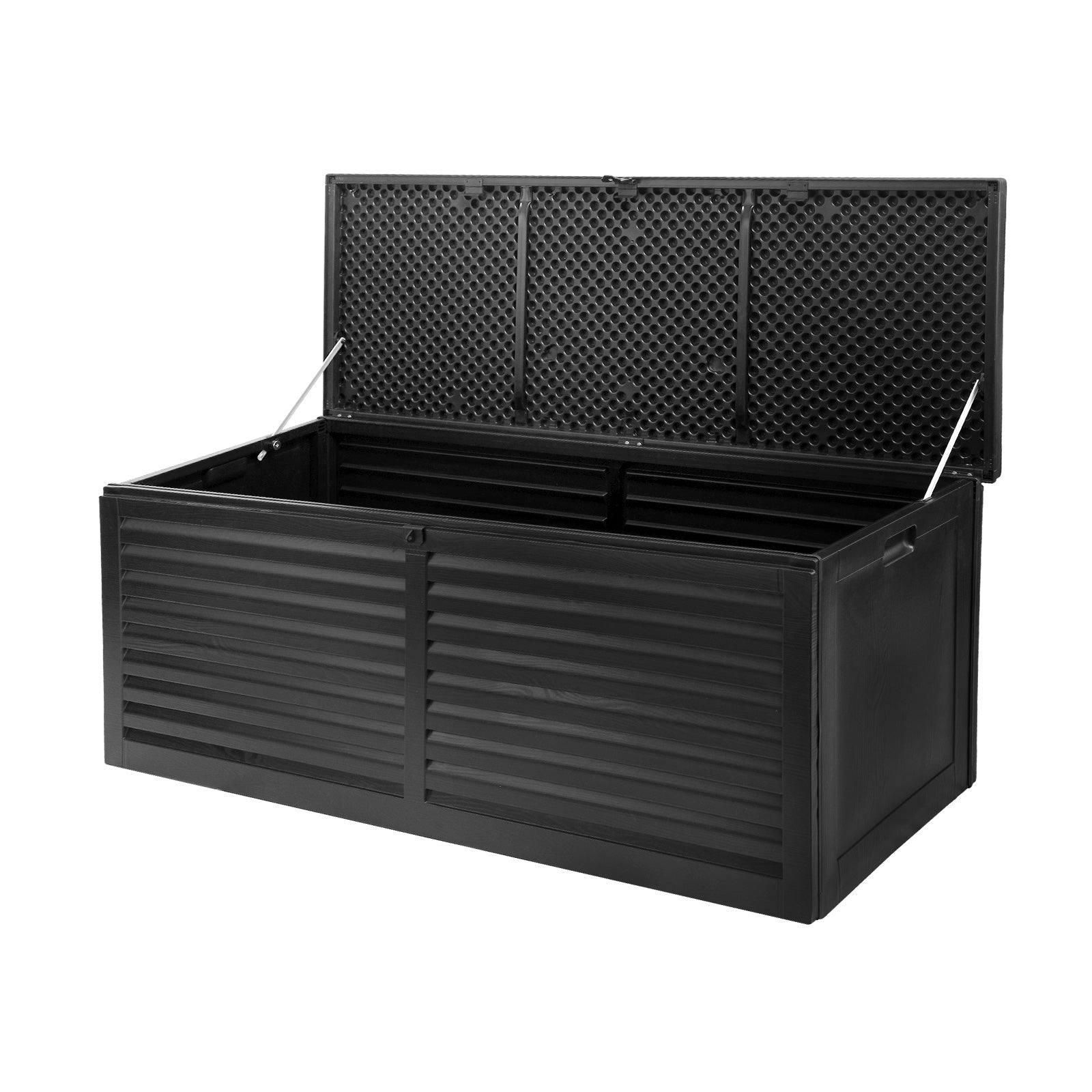 Livsip Outdoor Storage Box Bench 490L Cabinet Container Garden Shed Deck Tool - Sunyee