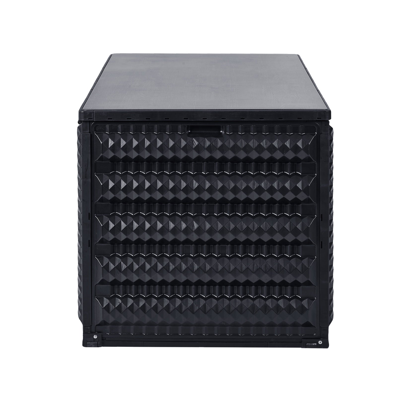 Livsip Outdoor Storage Box 680L Foldable Container Garden Bench Tool Chest Black