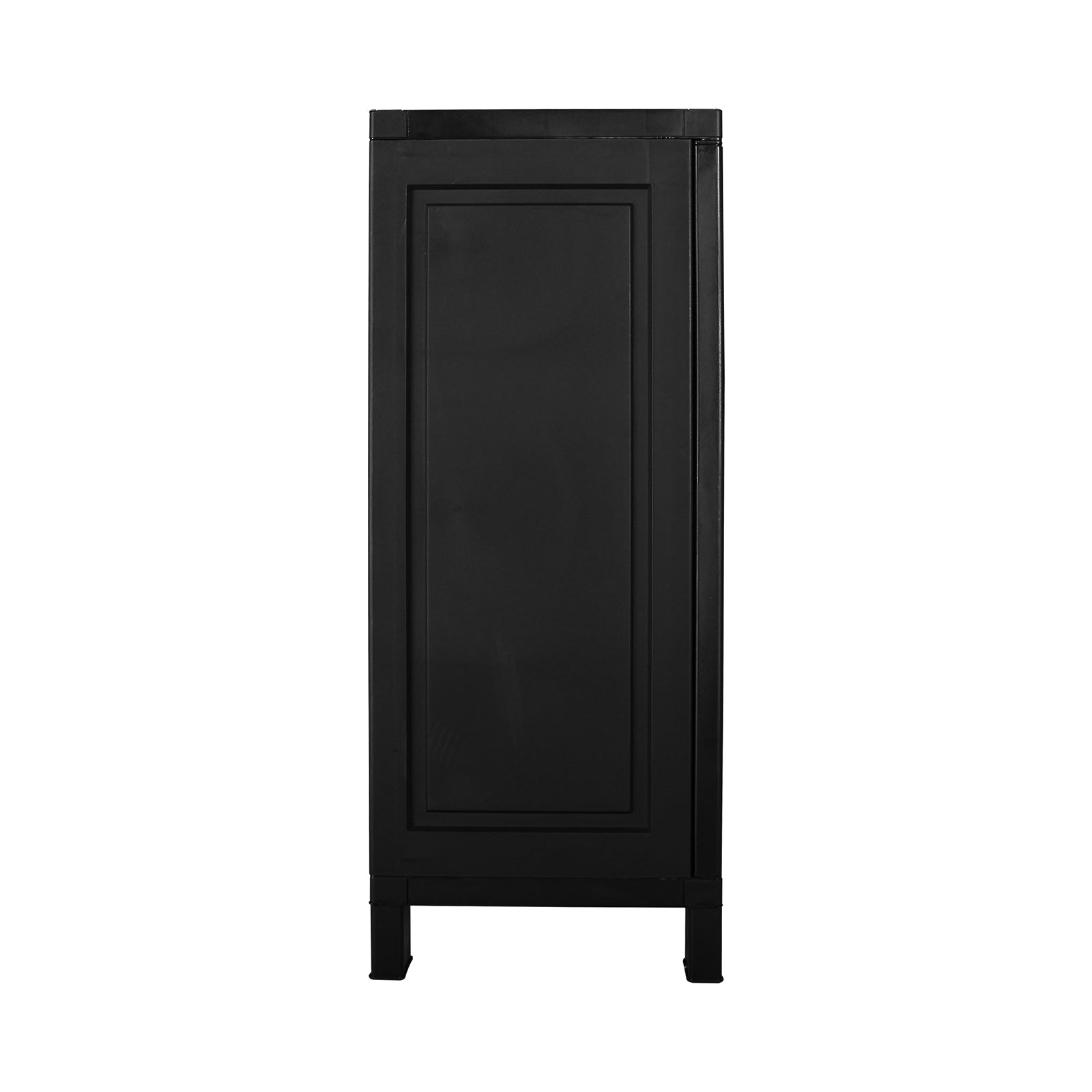 Livsip Outdoor Storage Cabinet Box Garden Cupboard Adjustable Lockable Black - Sunyee