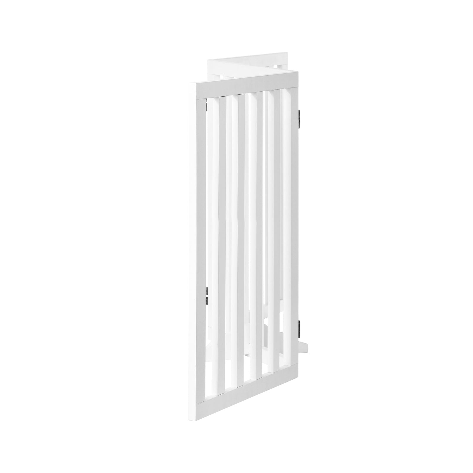 Alopet Wooden Pet Gate Dog Fence Safety Stair Barrier Security Door 3-Panel 80cm - Sunyee