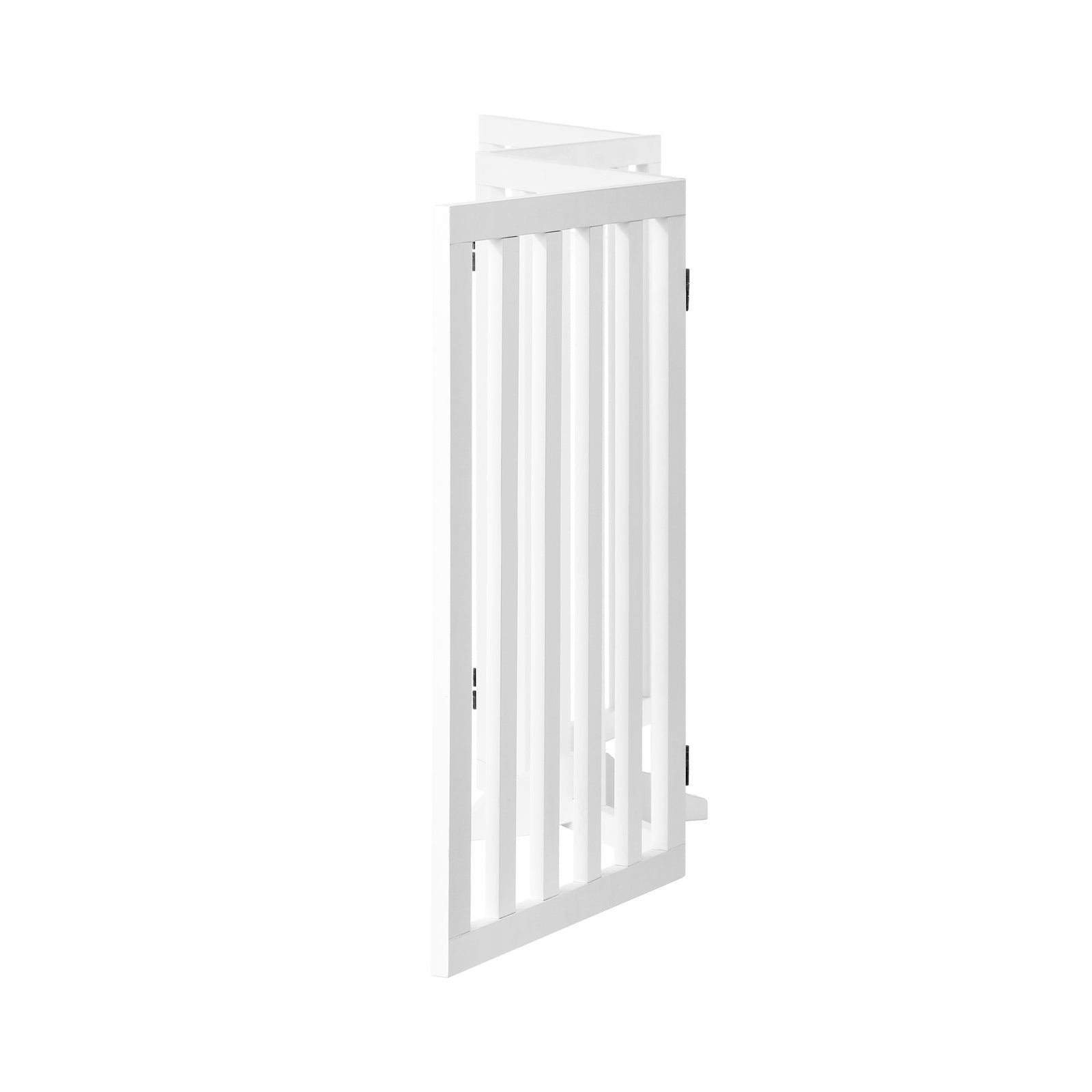 Alopet Wooden Pet Gate Dog Fence Safety Stair Barrier Security Door 4-Panel 80cm - Sunyee