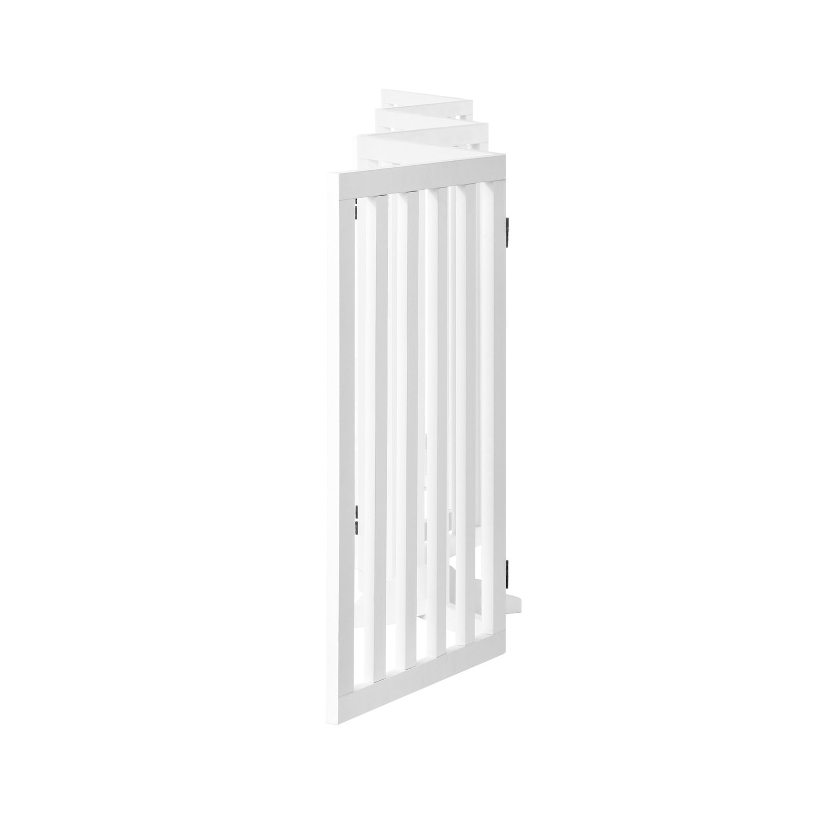 Alopet Wooden Pet Gate Dog Fence Safety Stair Barrier Security Door 6-Panel 80cm - Sunyee