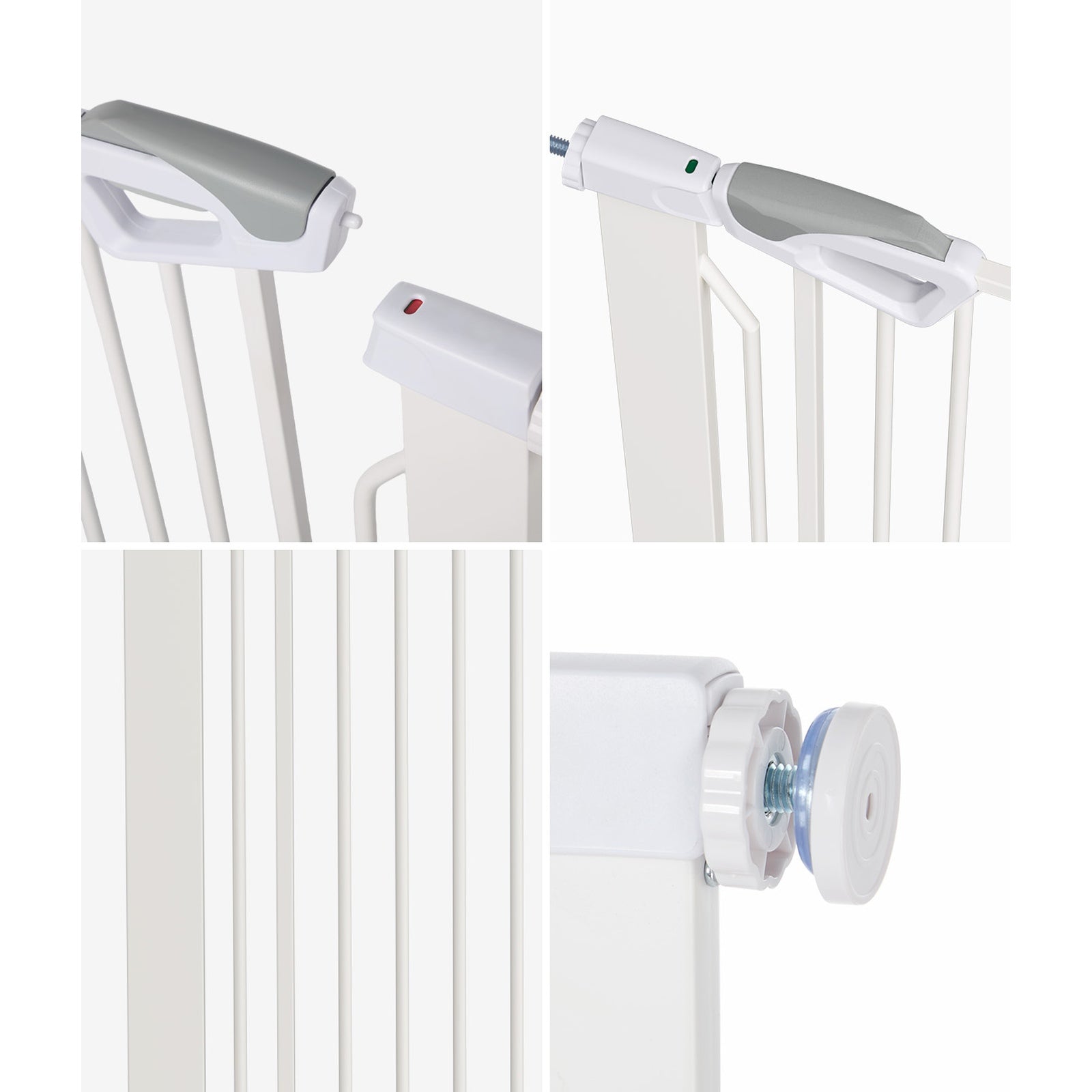 Alopet 120cm Retractable Safety Gate Pet Dog Cat Fence Guard Door - Sunyee