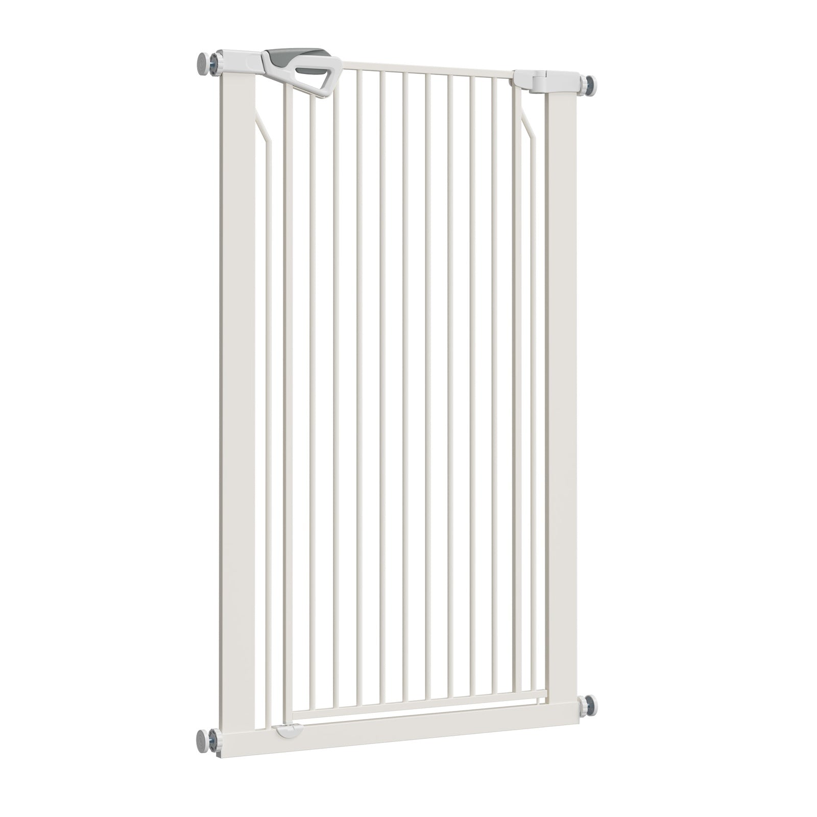 Alopet 120cm Retractable Safety Gate Pet Dog Cat Fence Guard Door White - Sunyee