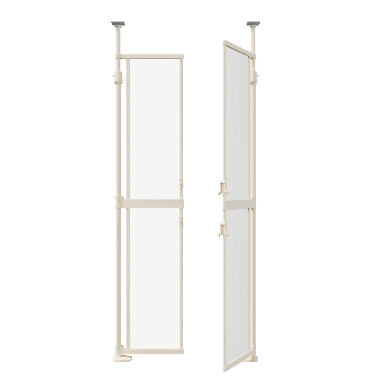 Alopet 190-264cm Extra Tall Cat Gate Retractable Safety Gate Pet Dog Invisible - Sunyee