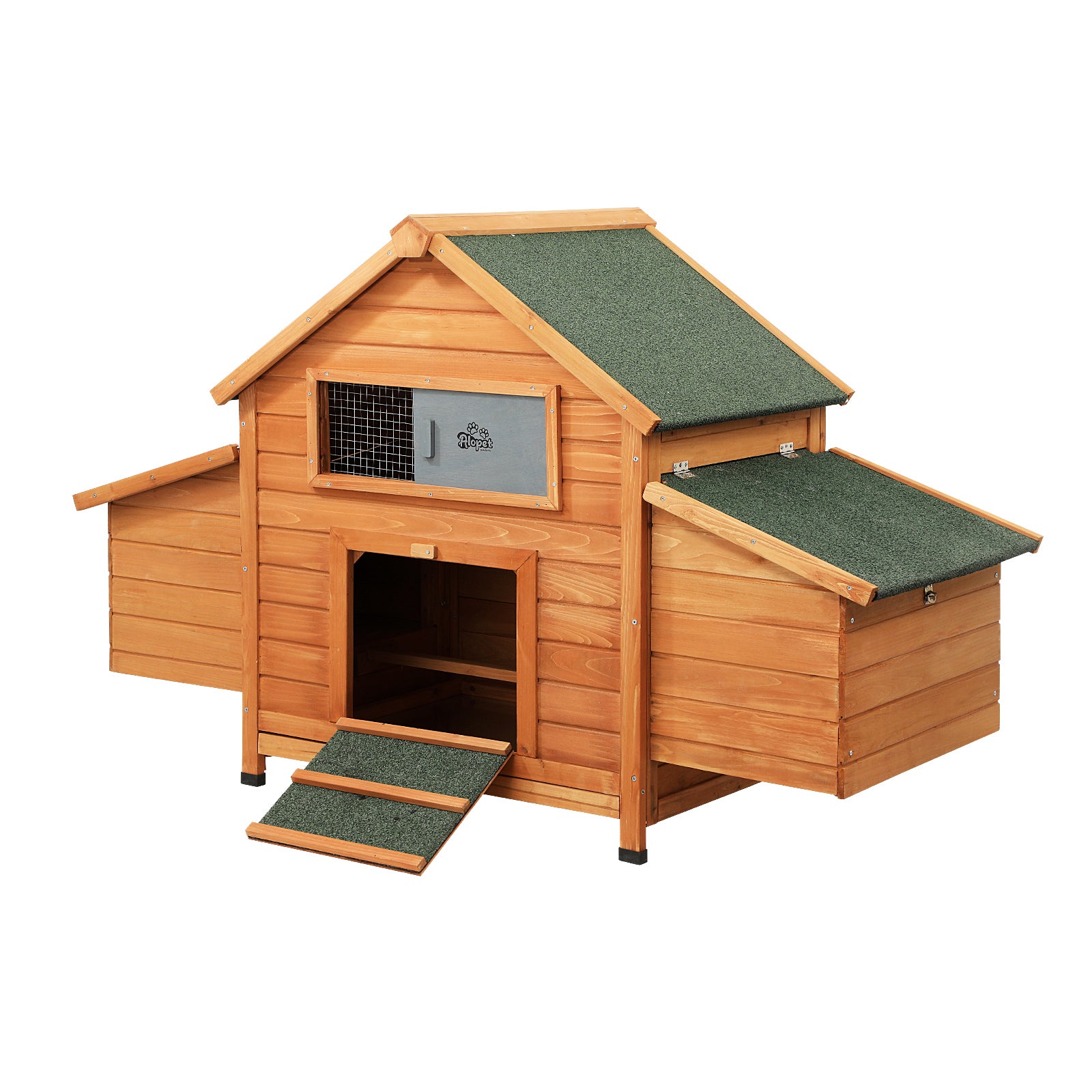 Alopet Chicken Coop Rabbit Hutch Large House Run Cage Wooden Outdoor Pet Hutch - Sunyee