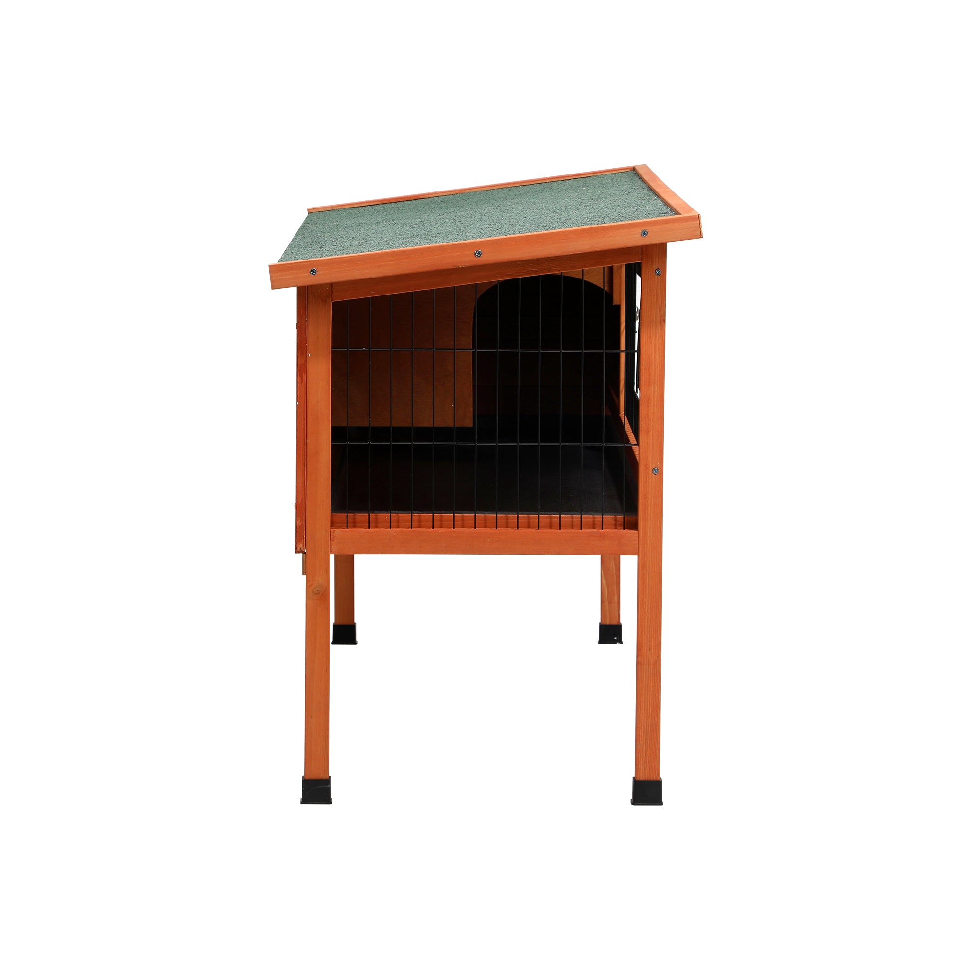 Alopet Large Rabbit Hutch Wooden Cage Enclosure Chicken Coop 122cm House Outdoor - Sunyee