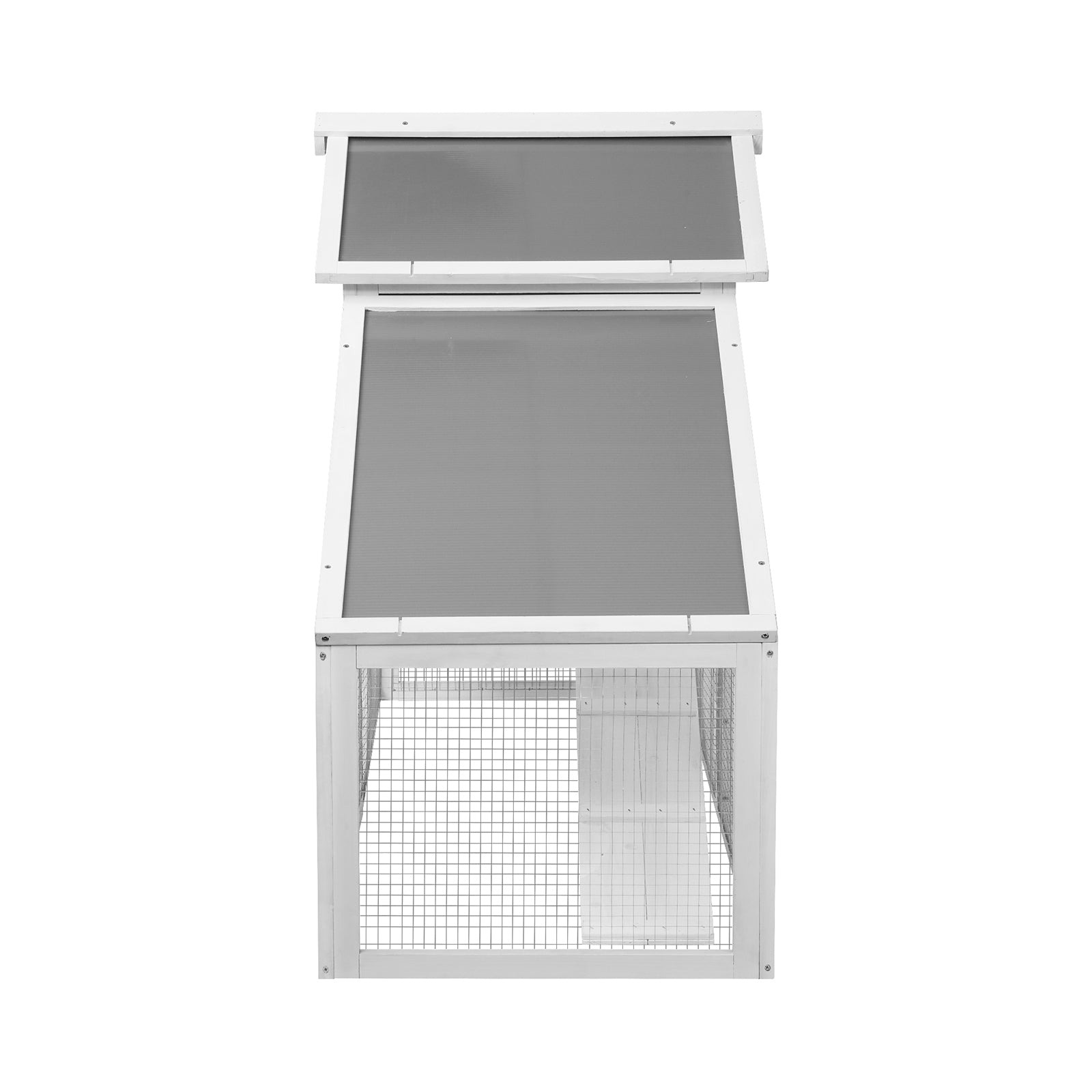 Alopet Chicken Coop Rabbit Hutch Large Wooden House Run Hatch Box Open Roof - Sunyee