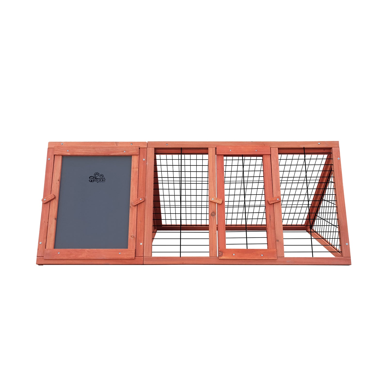 Alopet Rabbit Hutch Bunny House Run Cage Chicken Coop Wooden Outdoor Pet Hutch - Sunyee