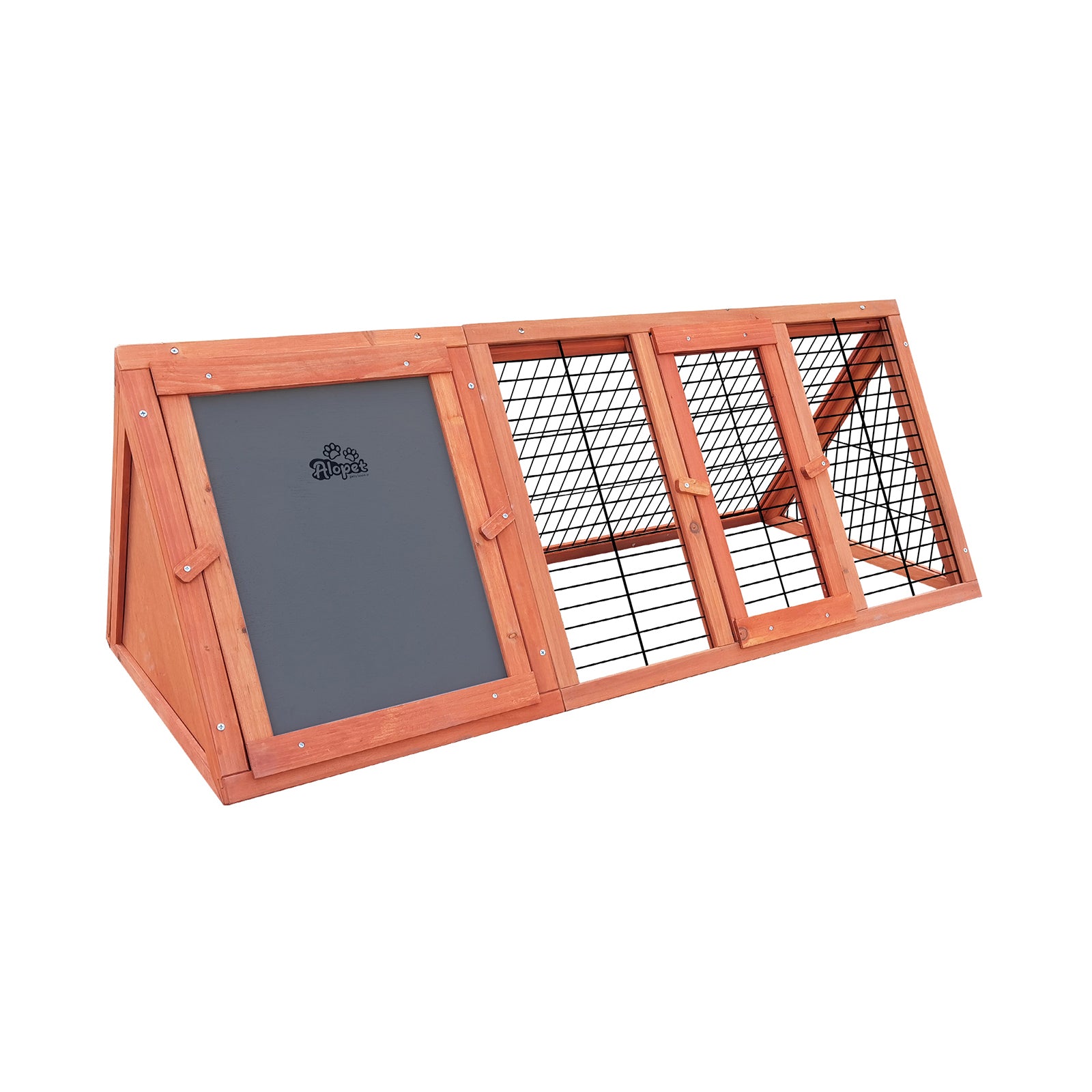 Alopet Rabbit Hutch Bunny House Run Cage Chicken Coop Wooden Outdoor Pet Hutch - Sunyee