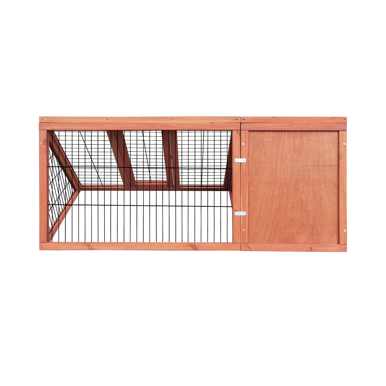 Alopet Rabbit Hutch Bunny House Run Cage Chicken Coop Wooden Outdoor Pet Hutch - Sunyee
